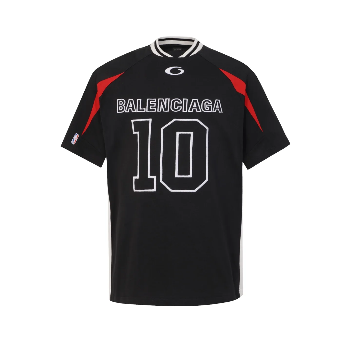 NBA Logo Embroidered Paneled Jersey T-Shirt D19018733