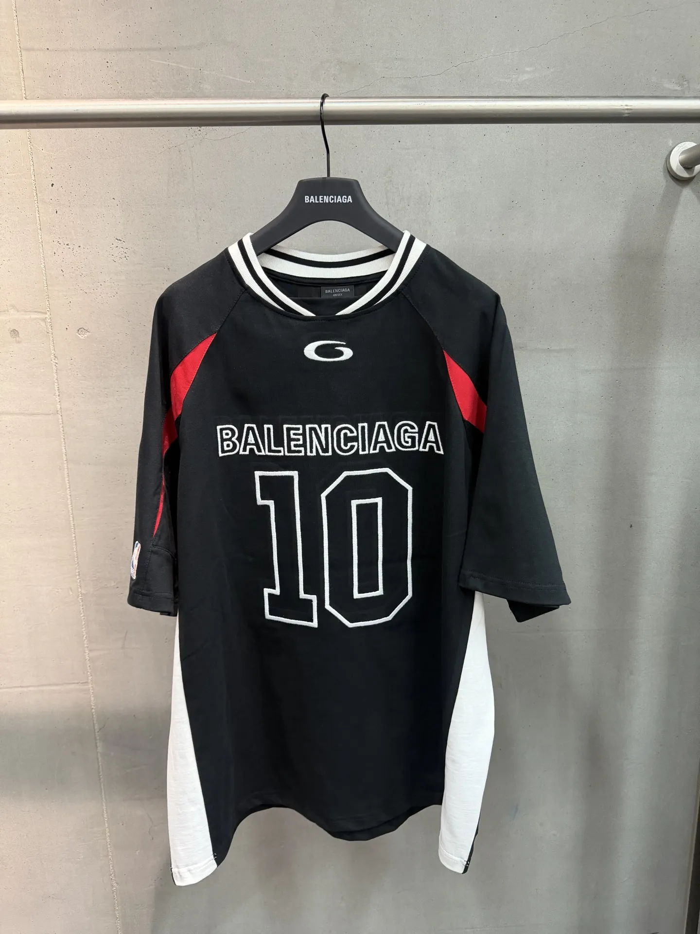 NBA Logo Embroidered Mesh Jersey T-Shirt D19018731