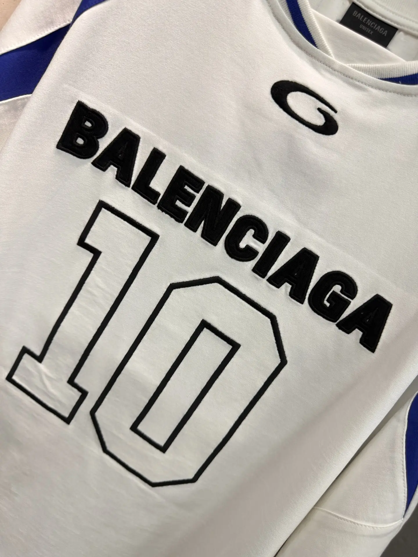 NBA Logo Embroidered Panelled T-Shirt D19018732 — view 5