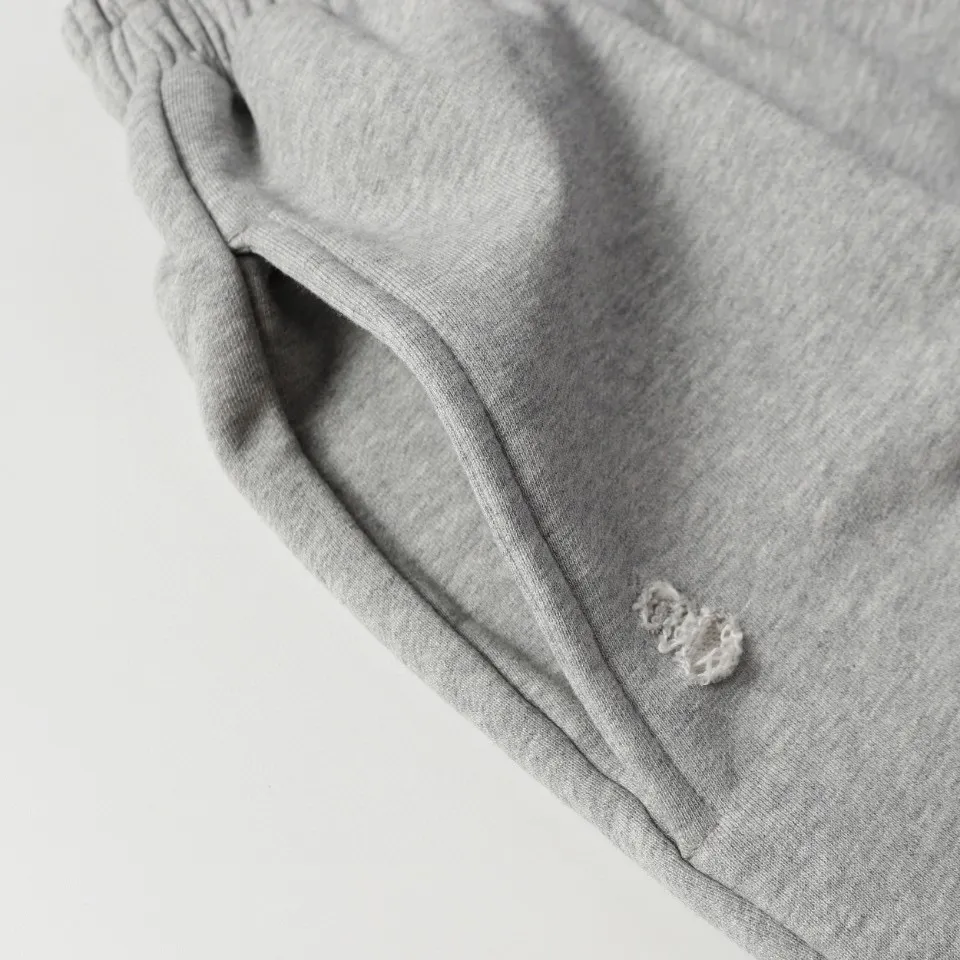 Logo-Embroidered Distressed Cotton-Jersey Shorts D19512797 — view 6