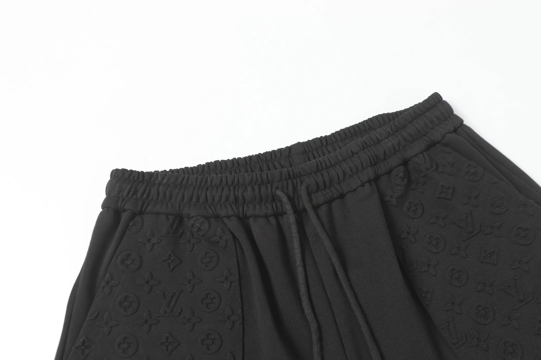 Monogram Embossed Cotton Jersey Shorts D19512800 — view 3