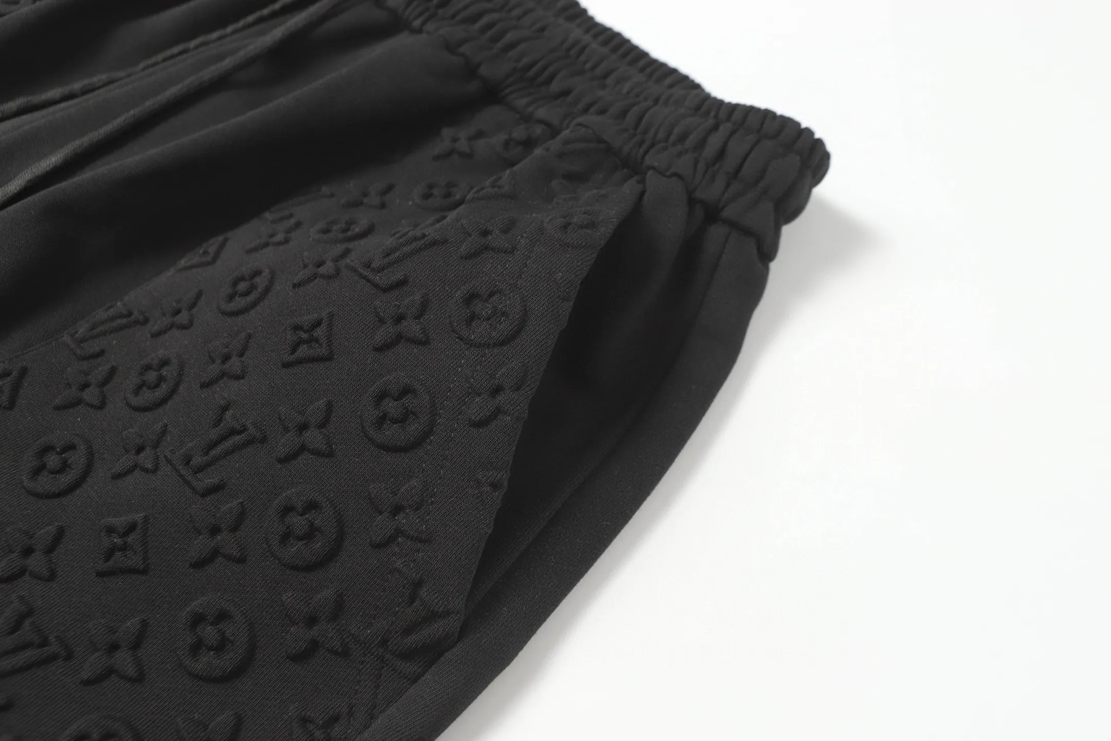 Monogram Embossed Cotton Jersey Shorts D19512800 — view 5