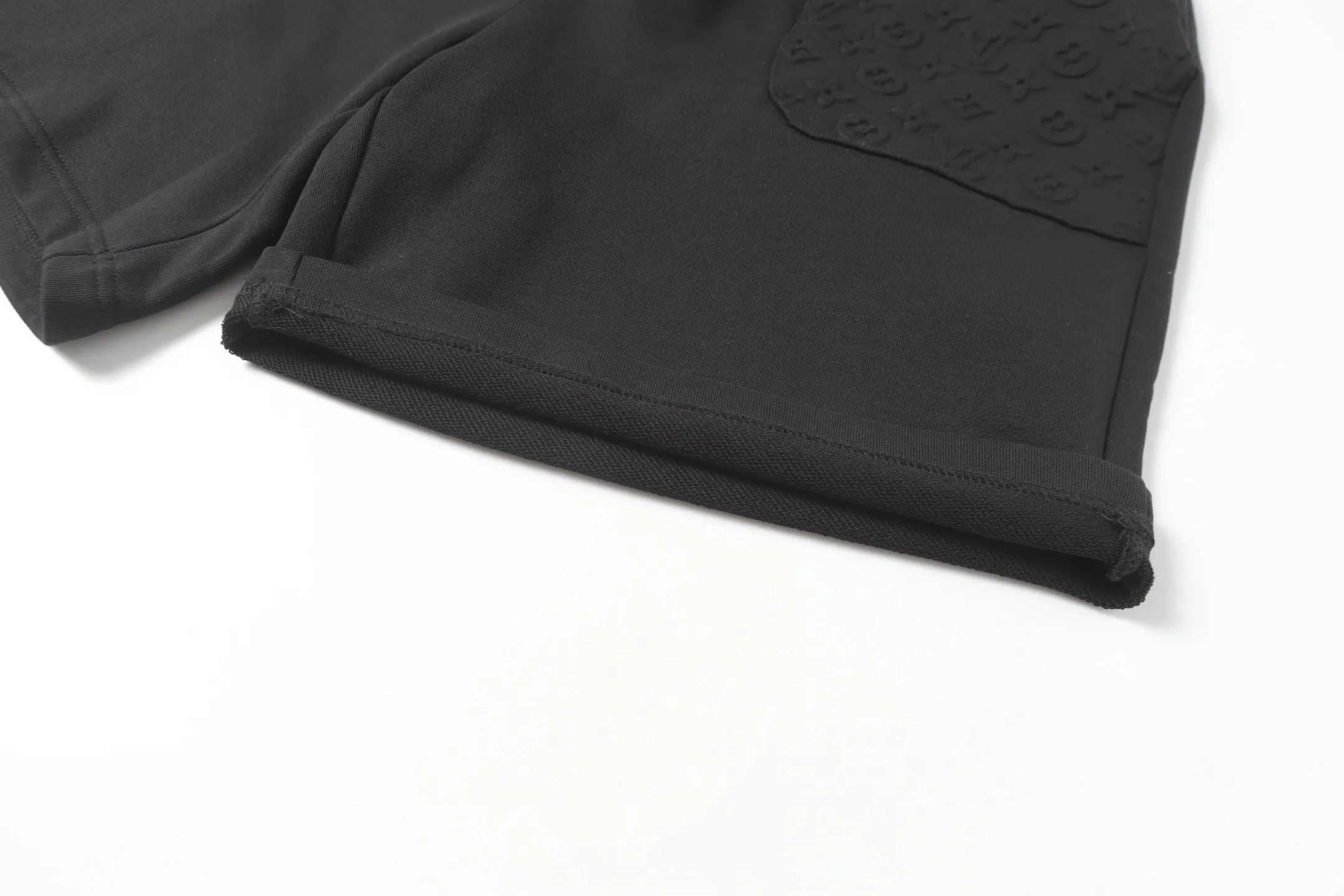 Monogram Embossed Cotton Jersey Shorts D19512800 — view 8
