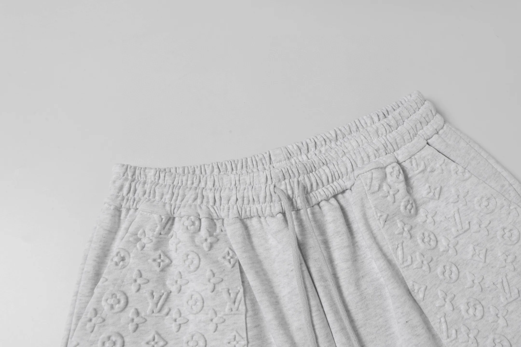 Monogram Embossed Cotton Jersey Shorts D19512799 — view 3