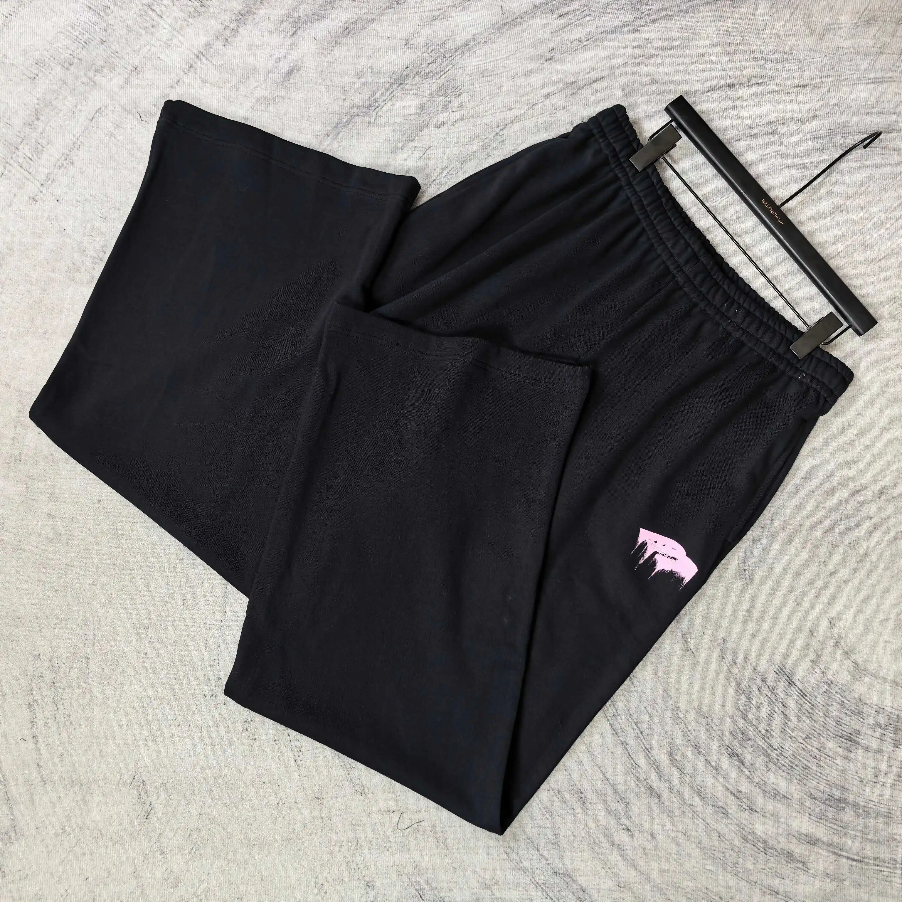 3B Logo Embroidered Wide-Leg Sweatpants D20023186 — view 4