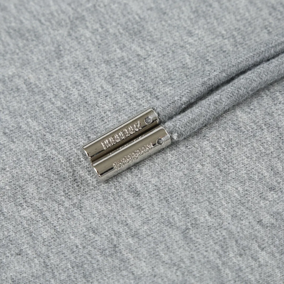 Check-Trim Embroidered Zip-Up Hoodie D20520375 — view 7