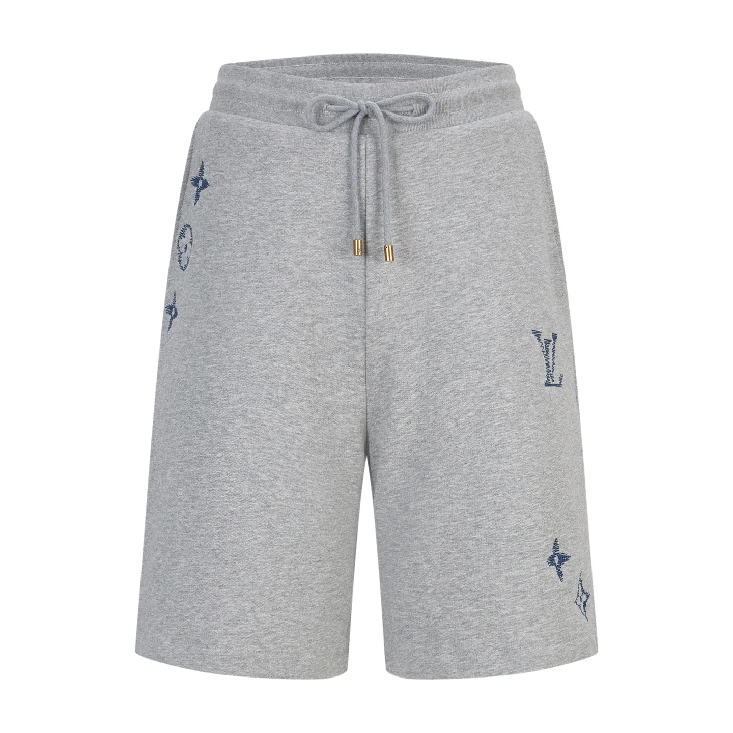 Monogram Sashiko Embroidered Cotton Shorts D20521074