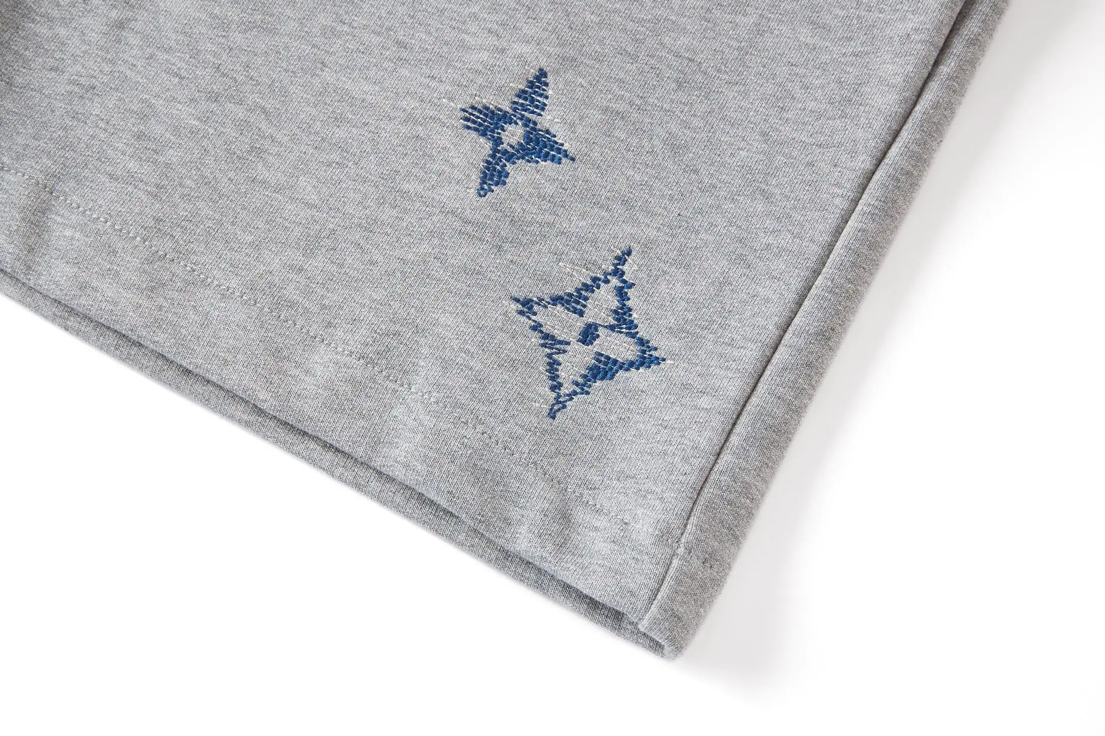 Monogram Sashiko Embroidered Cotton Shorts D20521074 — view 9
