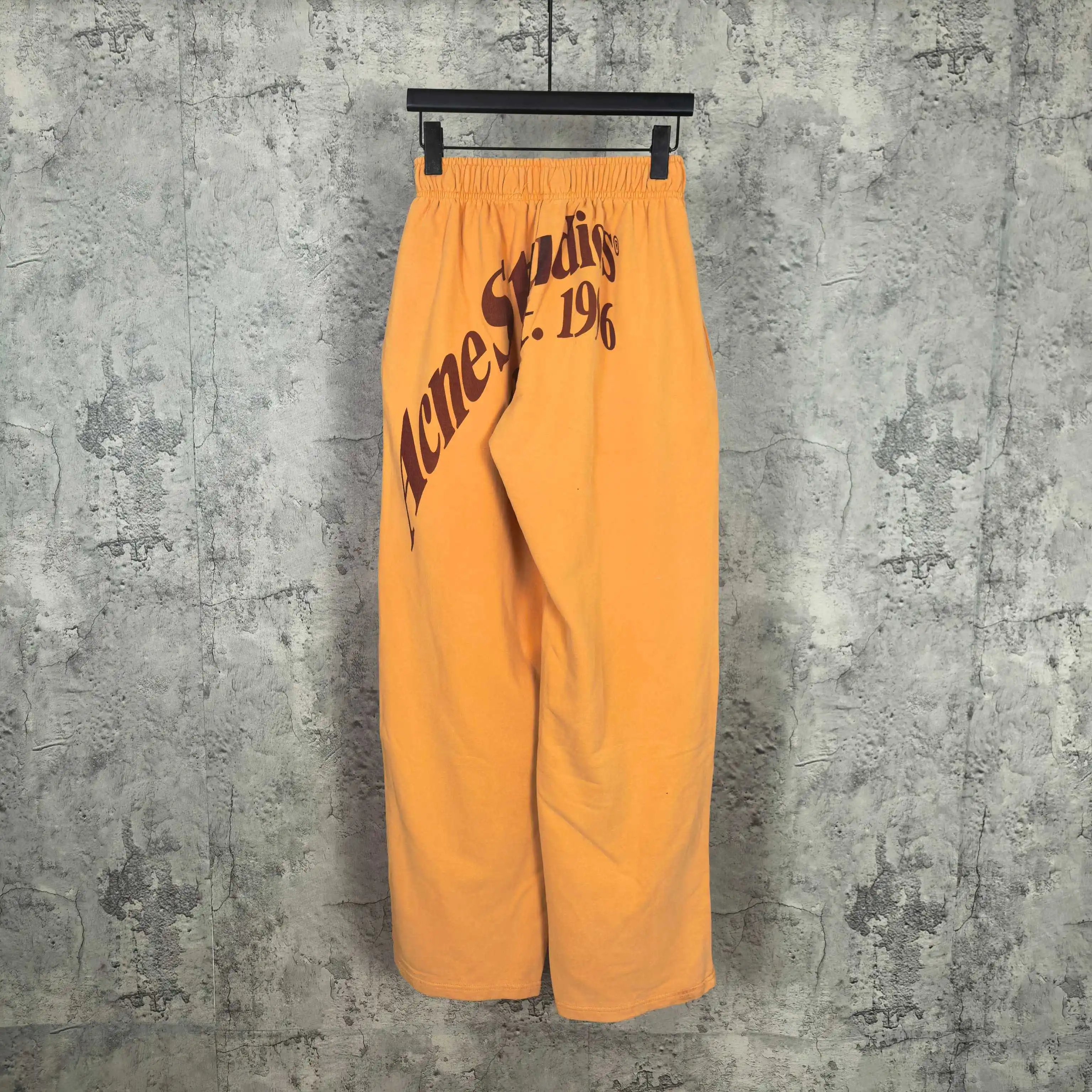 Logo Print Wide-Leg Cotton Sweatpants D20523231 — view 2