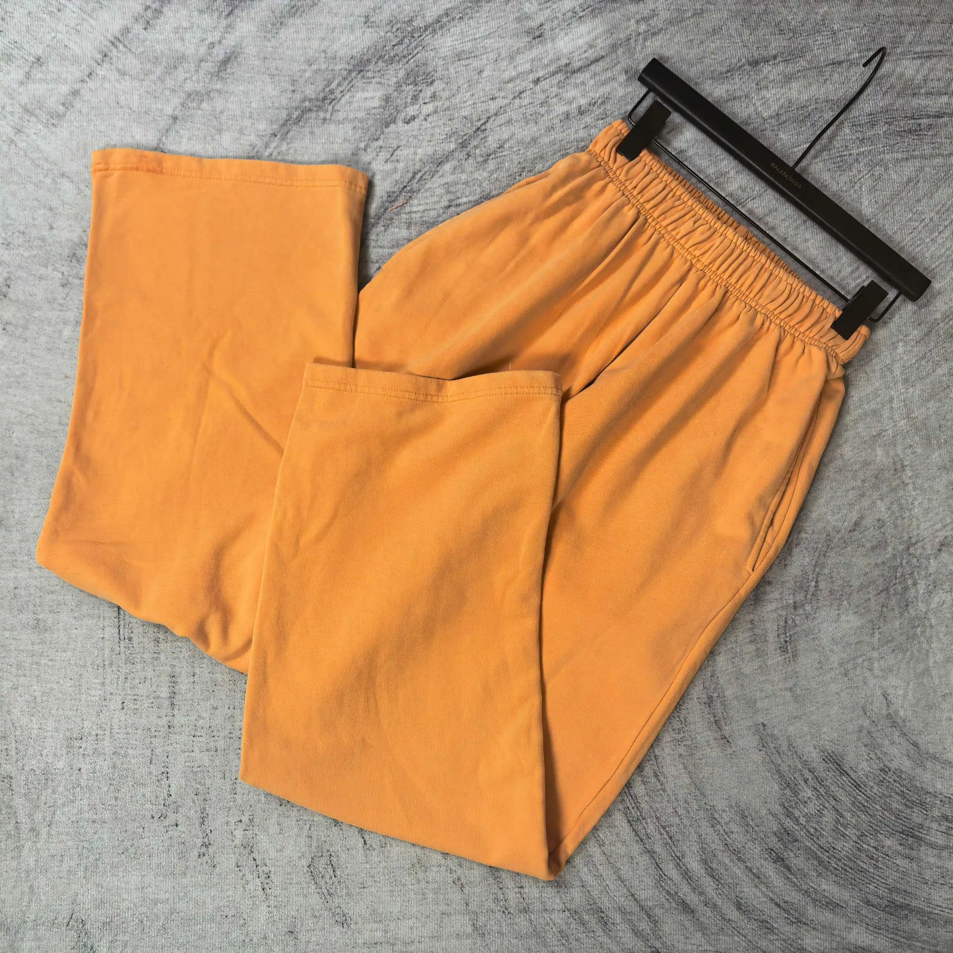 Logo Print Wide-Leg Cotton Sweatpants D20523231 — view 4