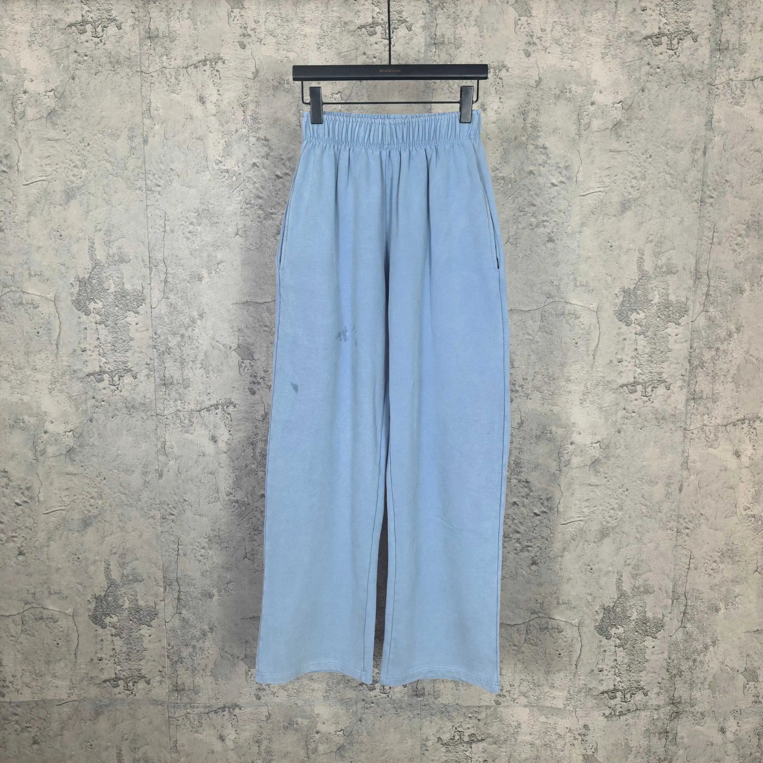 Washed Cotton Wide-Leg Sweatpants D20523232