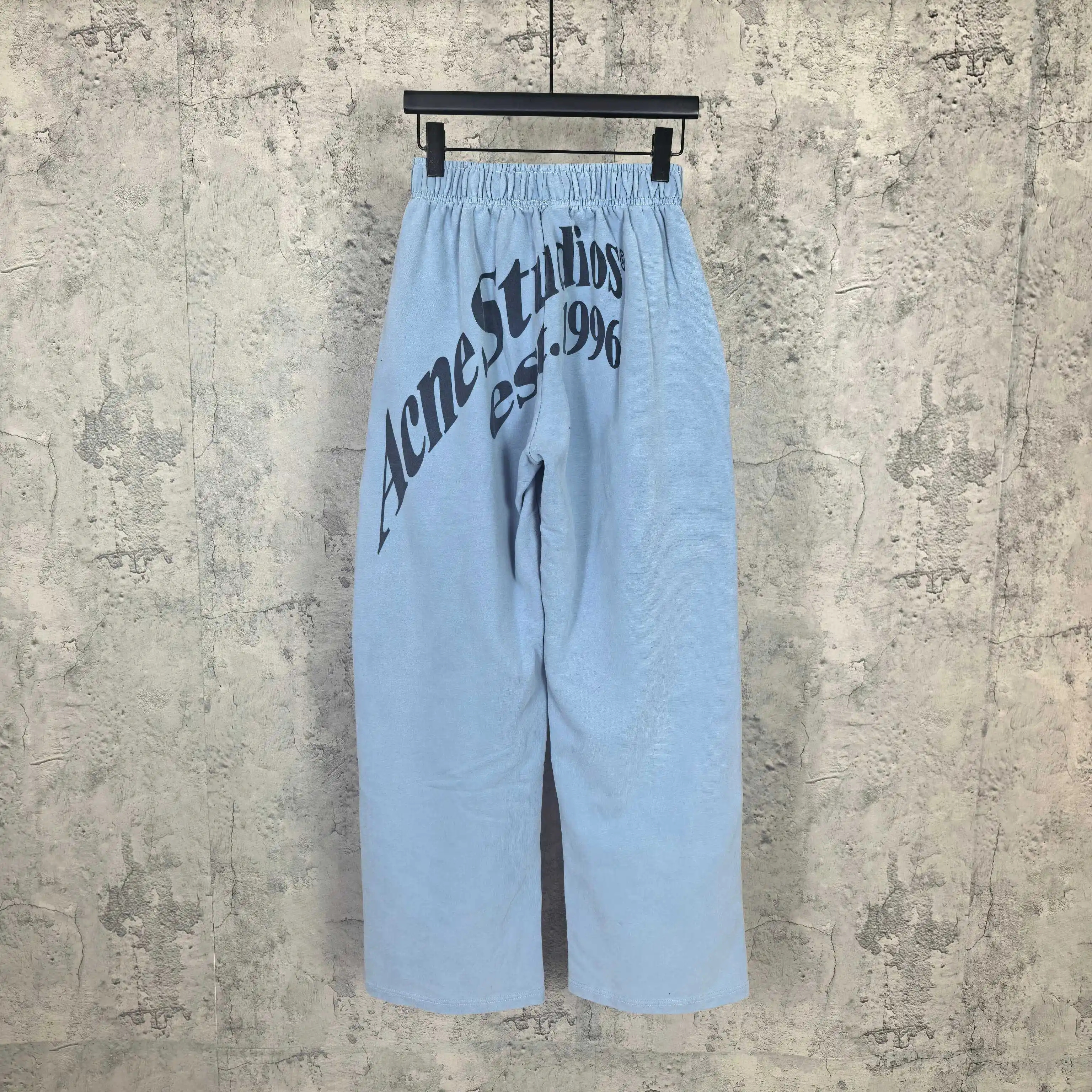 Washed Cotton Wide-Leg Sweatpants D20523232 — view 2
