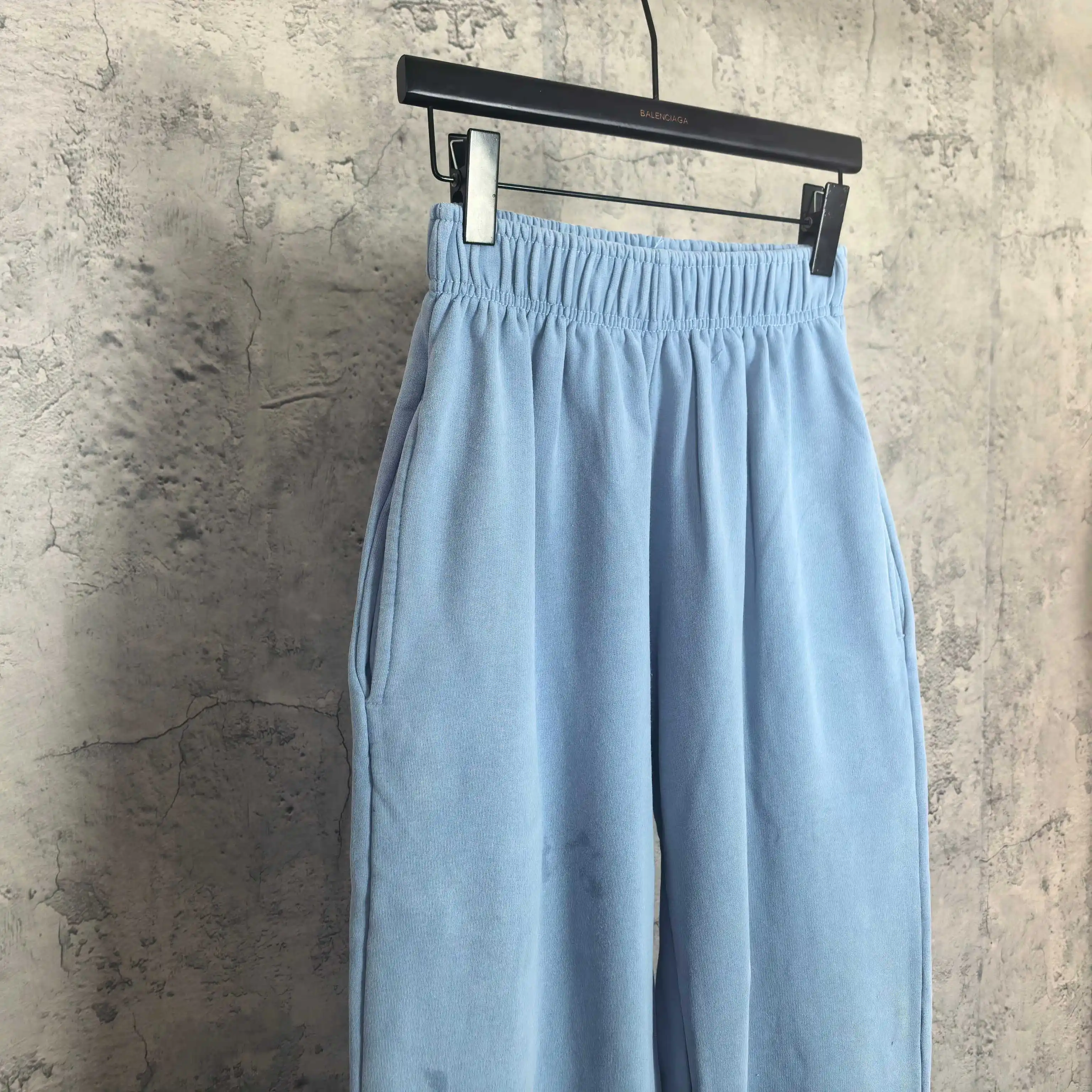 Washed Cotton Wide-Leg Sweatpants D20523232 — view 7