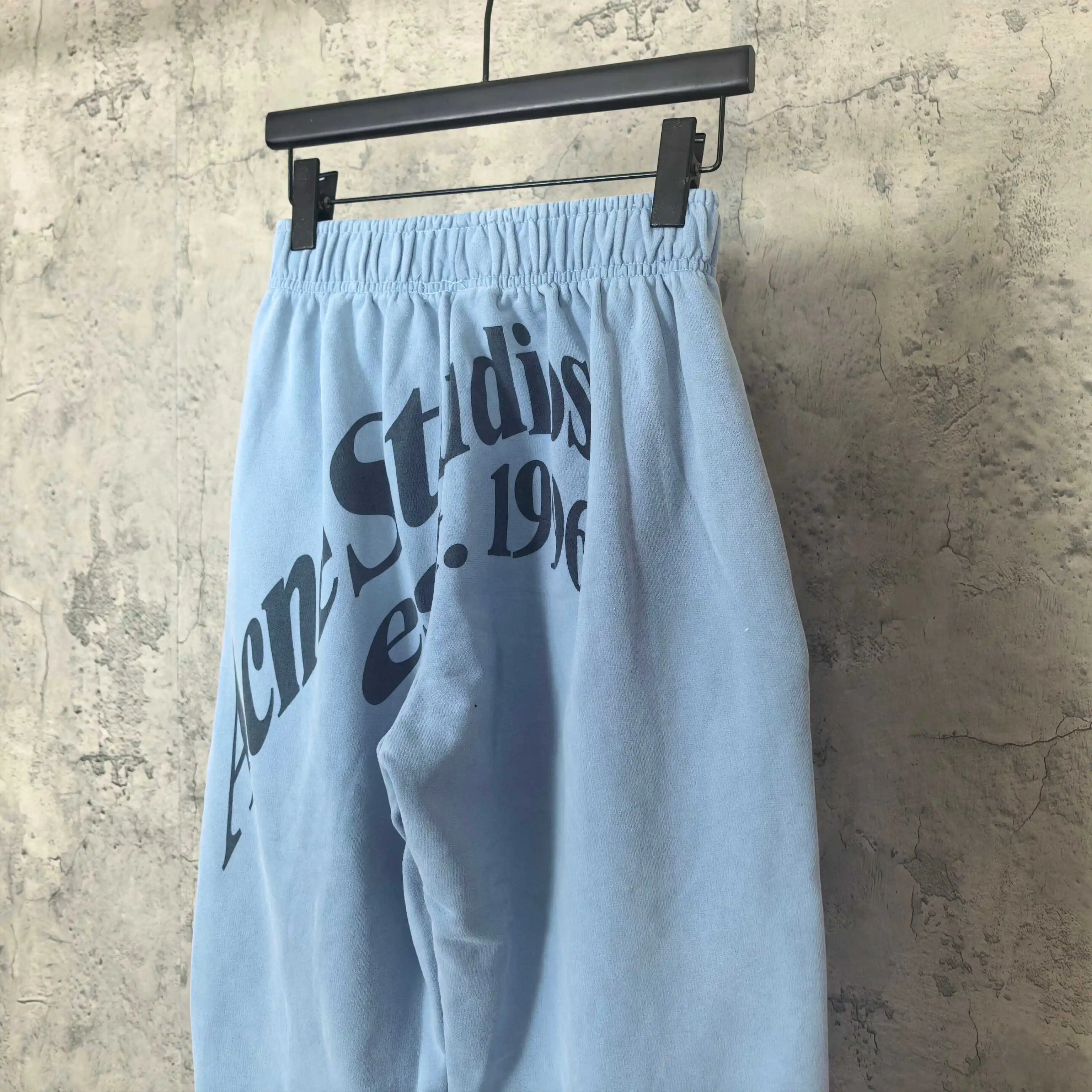 Washed Cotton Wide-Leg Sweatpants D20523232 — view 9