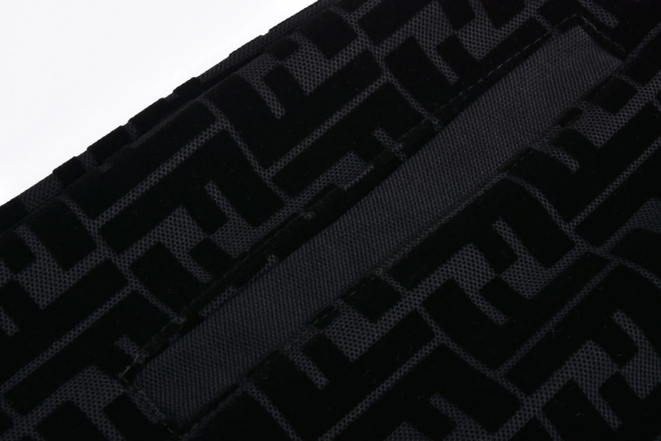 FF Monogram Flocked Cotton-Piqué Shorts D20513770 — view 5