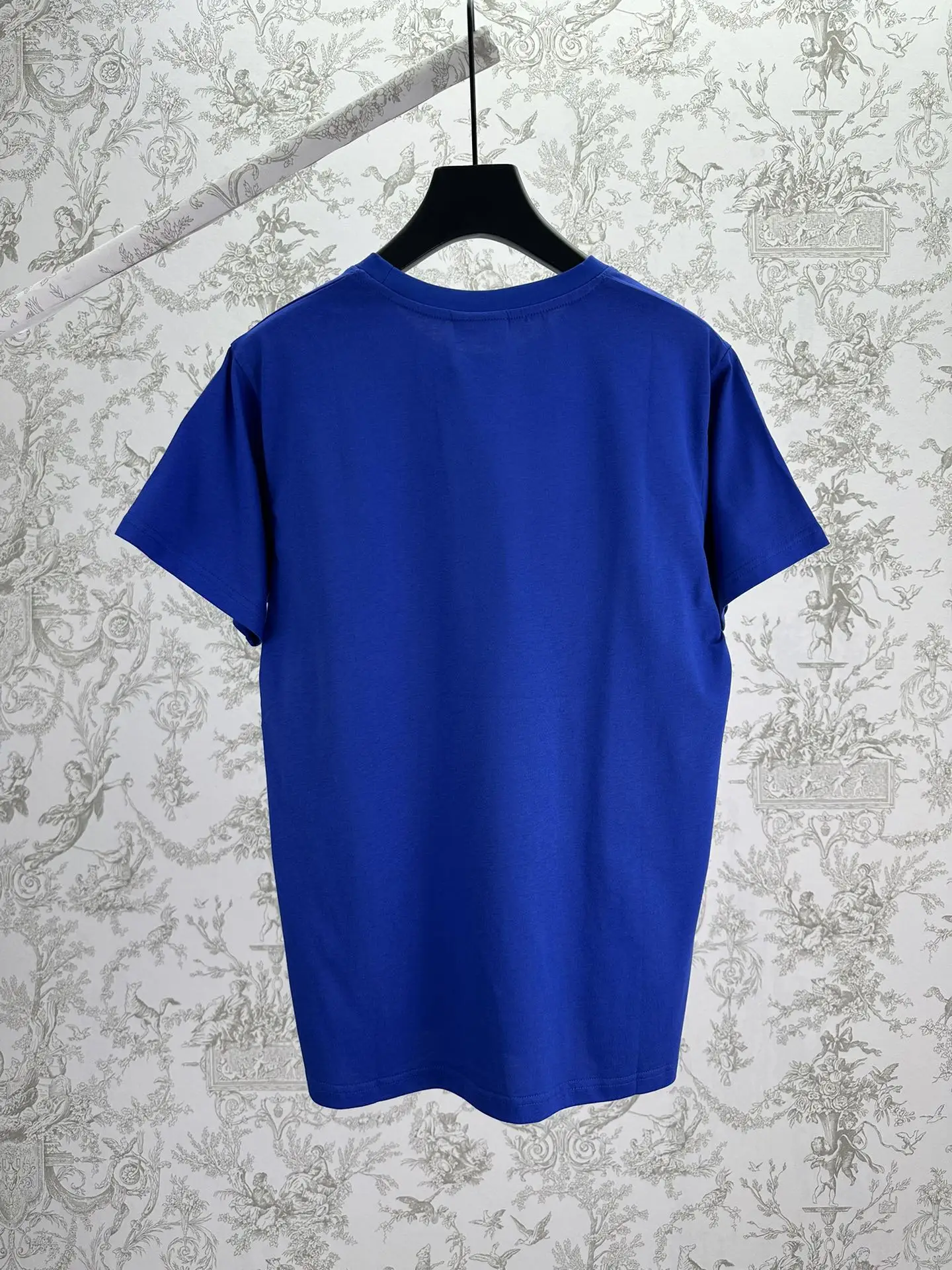 Logo Print Silk-Blend Knit T-Shirt D20513971 — view 2