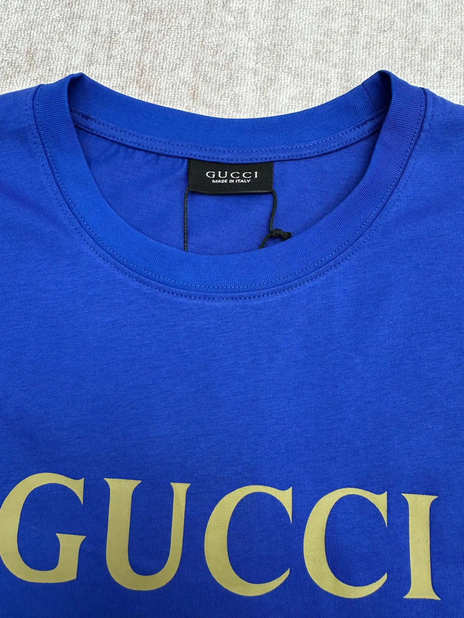Logo Print Silk-Blend Knit T-Shirt D20513971 — view 3