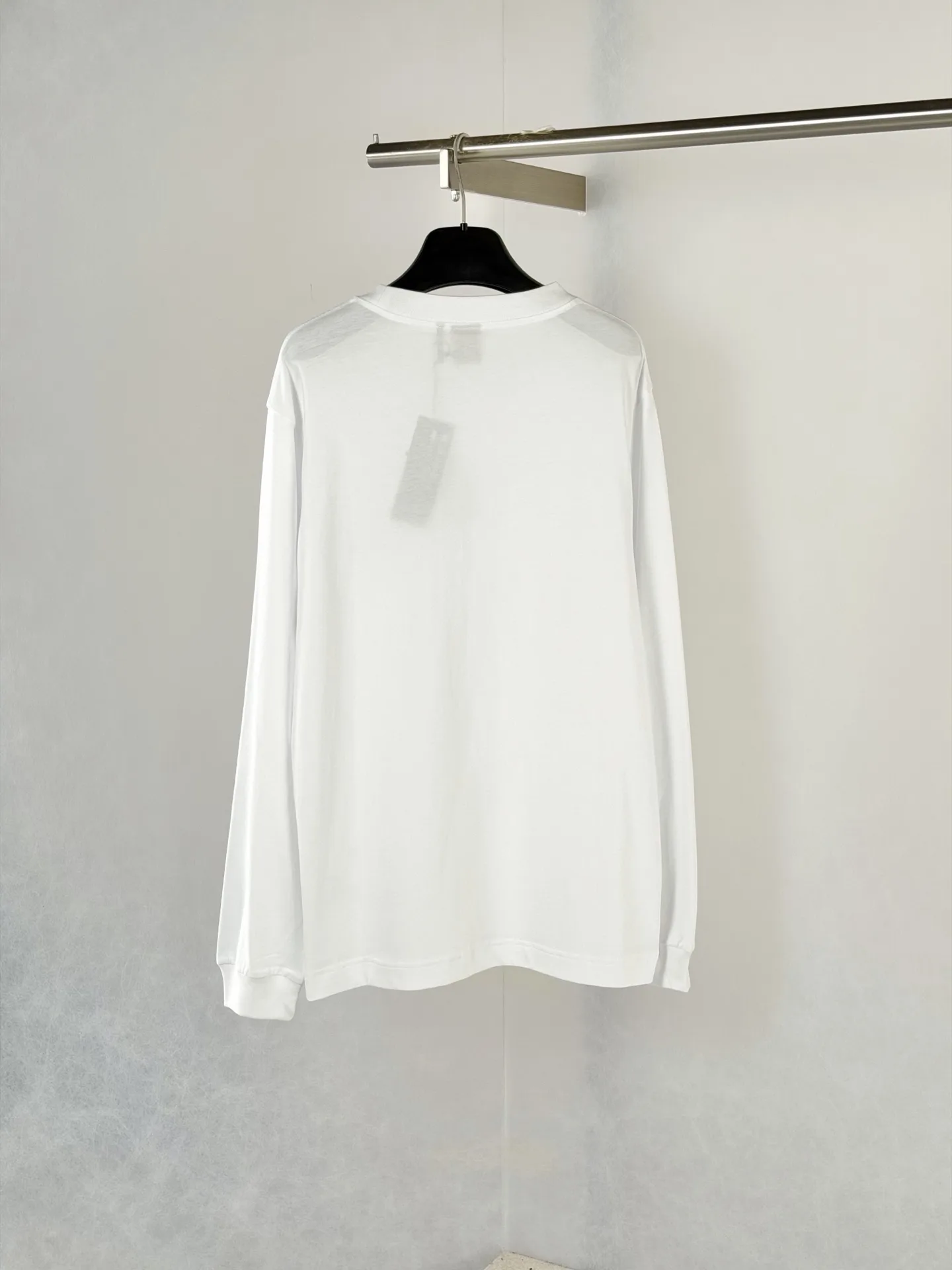 Logo Embroidery Long-Sleeve Cotton T-Shirt D20820742 — view 2