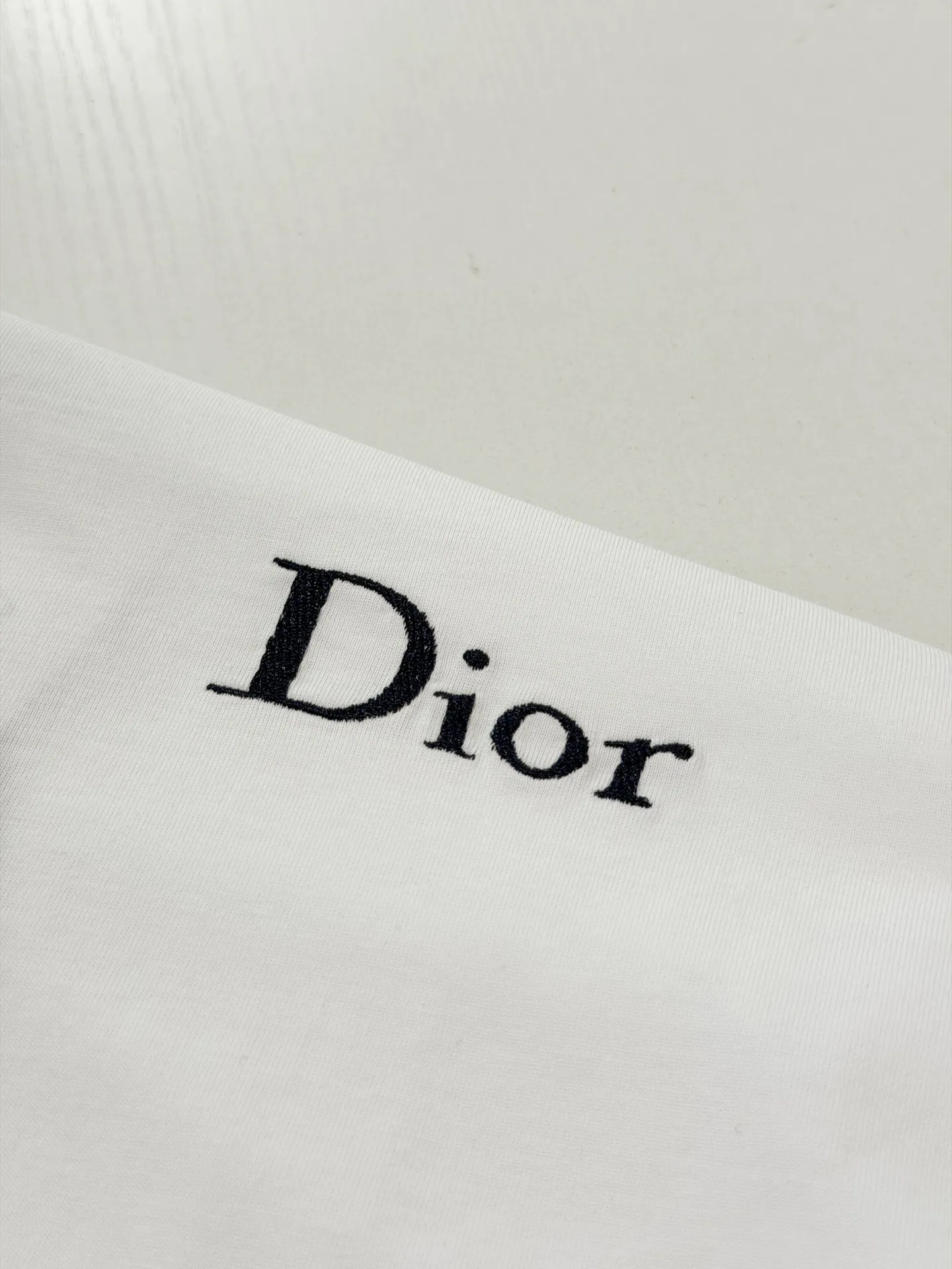 Logo Embroidery Long-Sleeve Cotton T-Shirt D20820742 — view 5