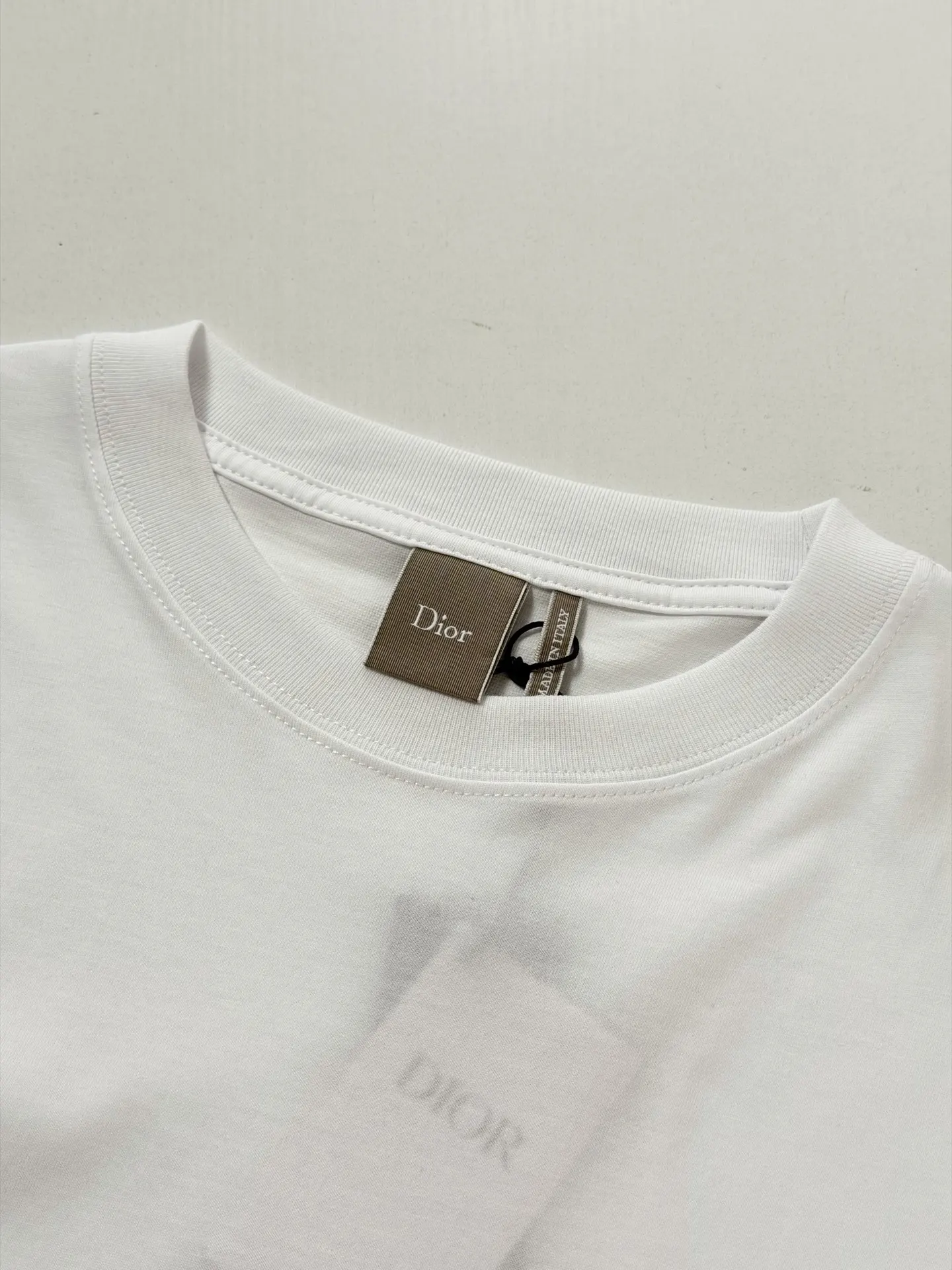 Logo Embroidery Long-Sleeve Cotton T-Shirt D20820742 — view 7