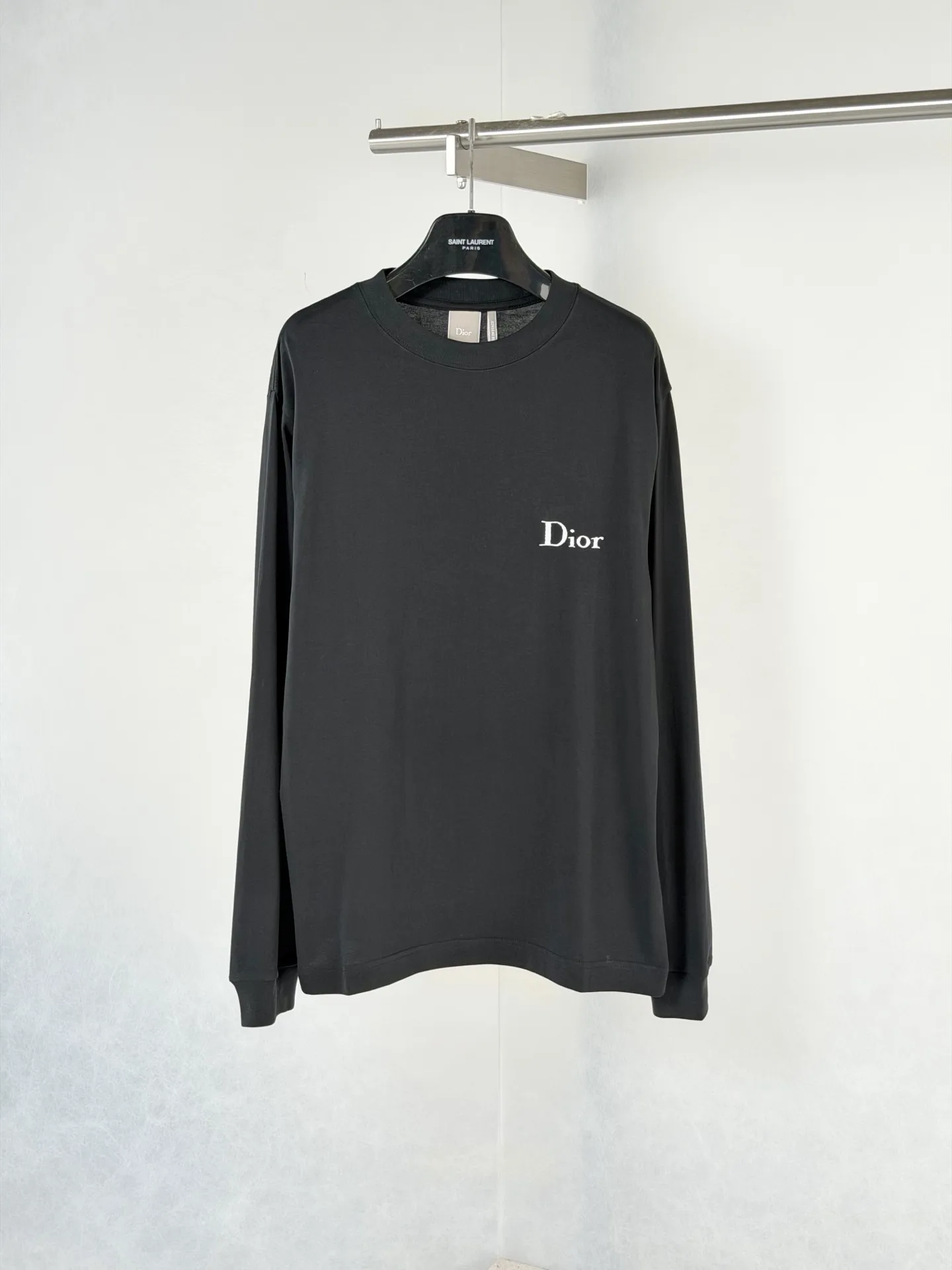 Logo Embroidery Long-Sleeve T-Shirt D20820743