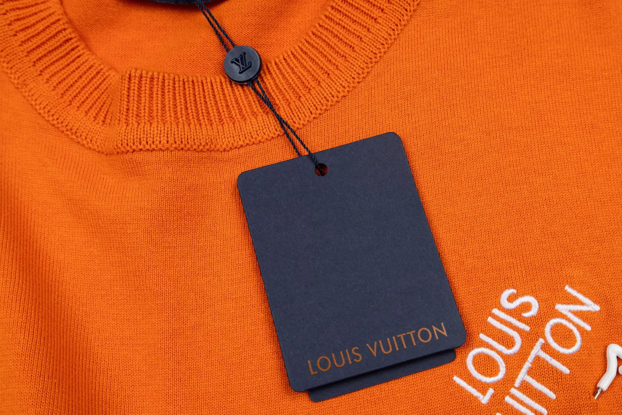 Logo Embroidery Cotton Knit T-Shirt D21013791 — view 5