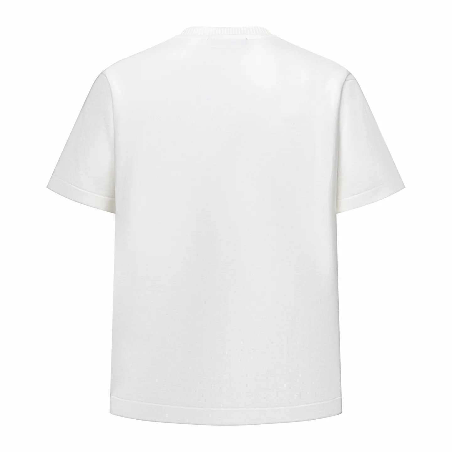 Logo Embroidery Pin Detail Knit T-Shirt D21013788 — view 2