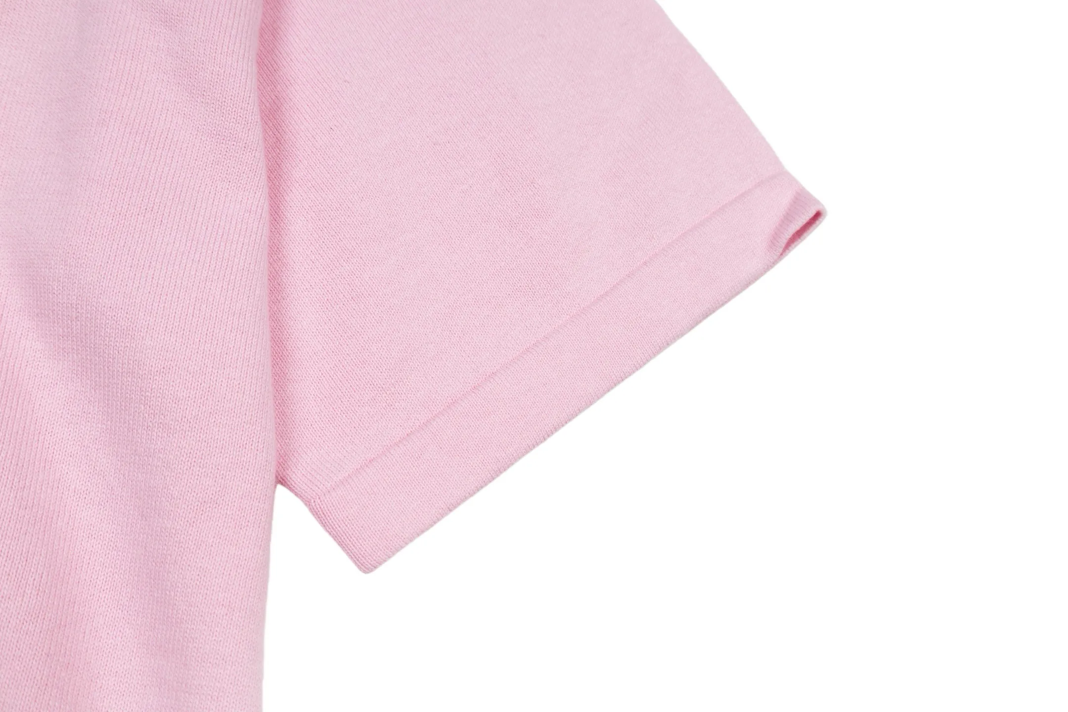 Logo Embroidery Pin Detail Knit T-Shirt D21013789 — view 7