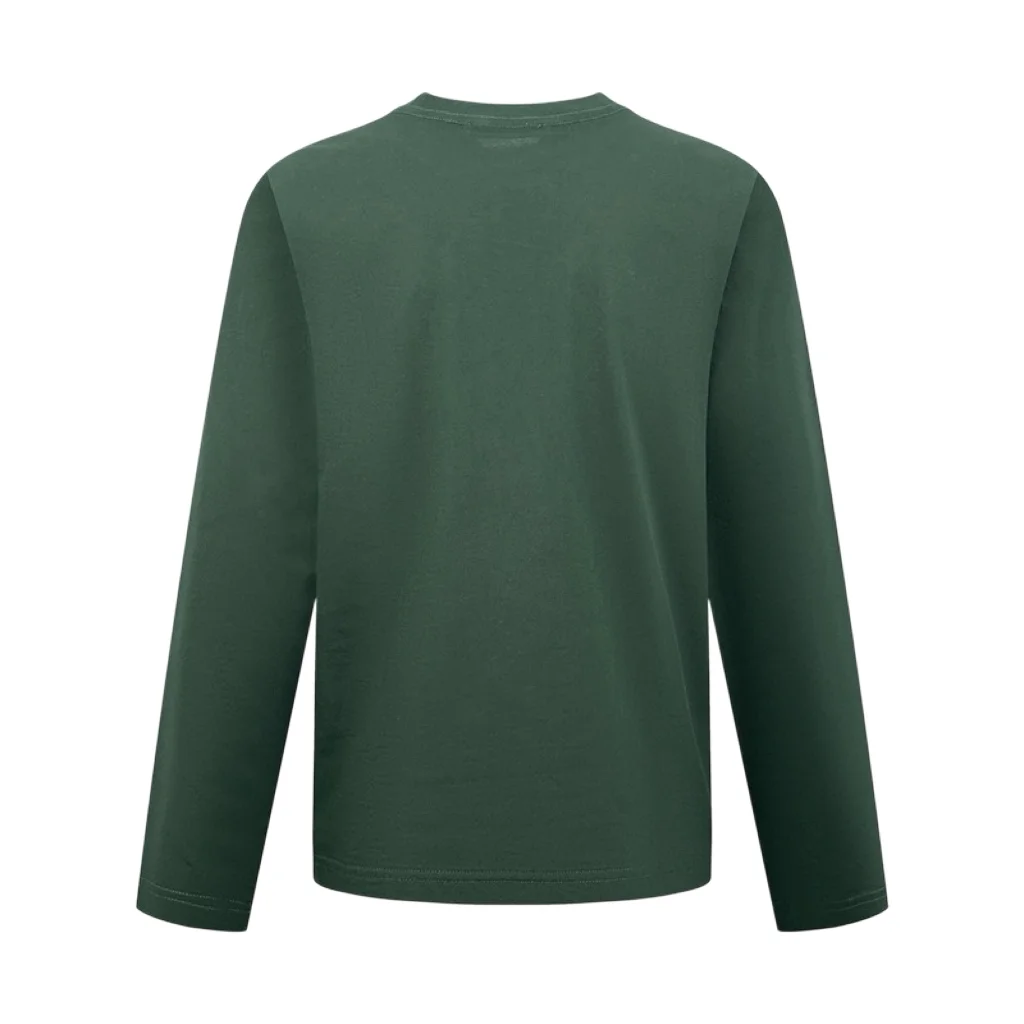 Logo-Embroidered Organic Cotton Long-Sleeve T-Shirt D21021217 — view 2