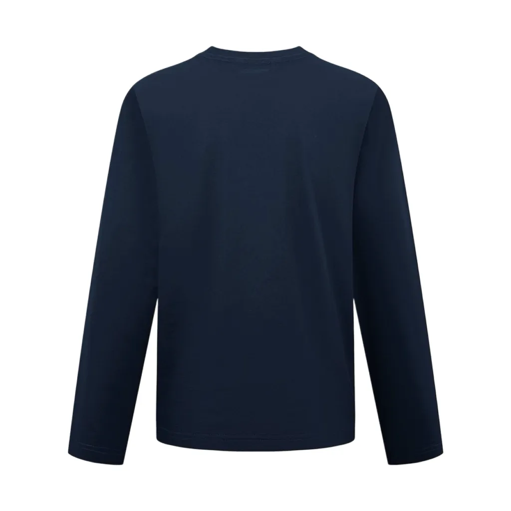 Logo-Embroidered Organic Cotton Long-Sleeve T-Shirt D21021219 — view 2