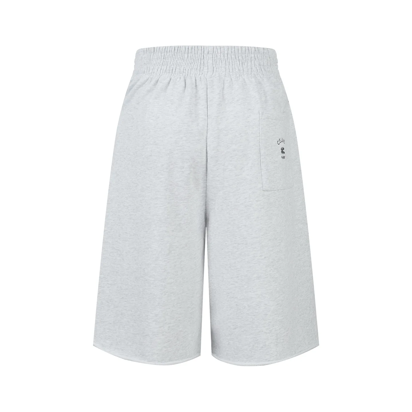 Triomphe Embroidered Cotton-Jersey Shorts D21021083 — view 2