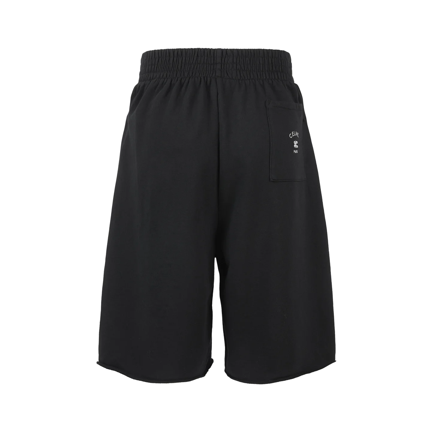 Triomphe Embroidered Cotton-Jersey Shorts D21021082 — view 2