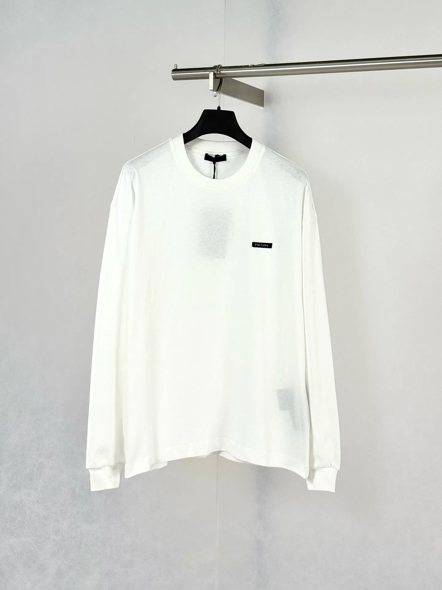 Logo-Patch Long-Sleeved Polo Shirt D21020751