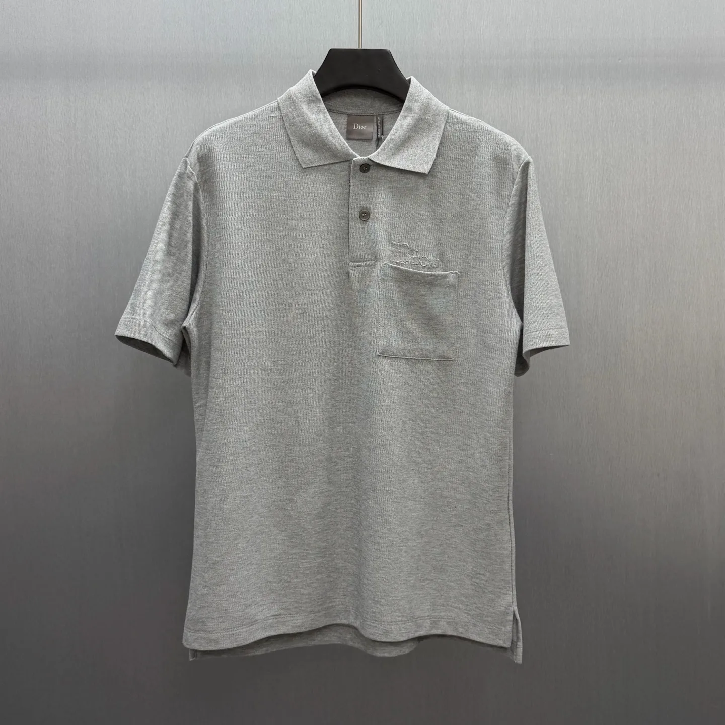 Embroidered Cotton-Piqué Pocket Polo Shirt D21014162