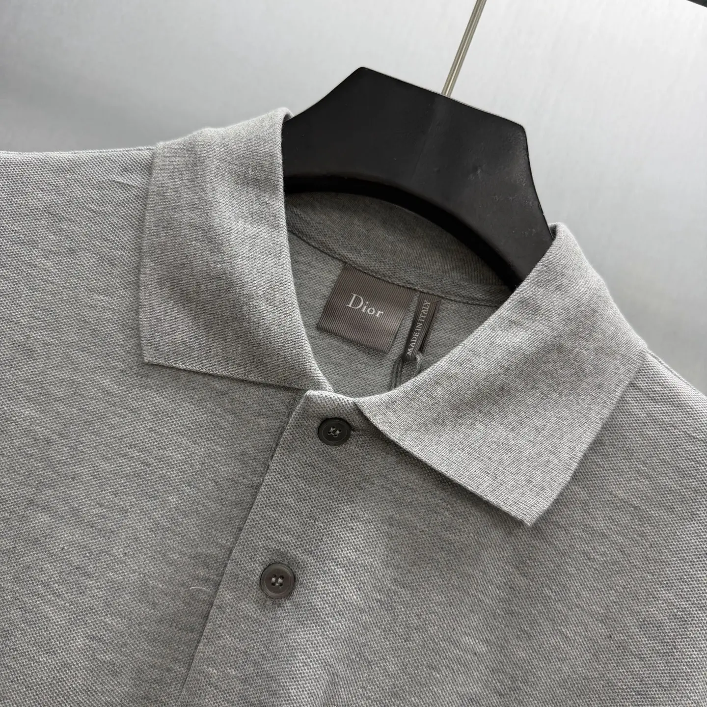 Embroidered Cotton-Piqué Pocket Polo Shirt D21014162 — view 5