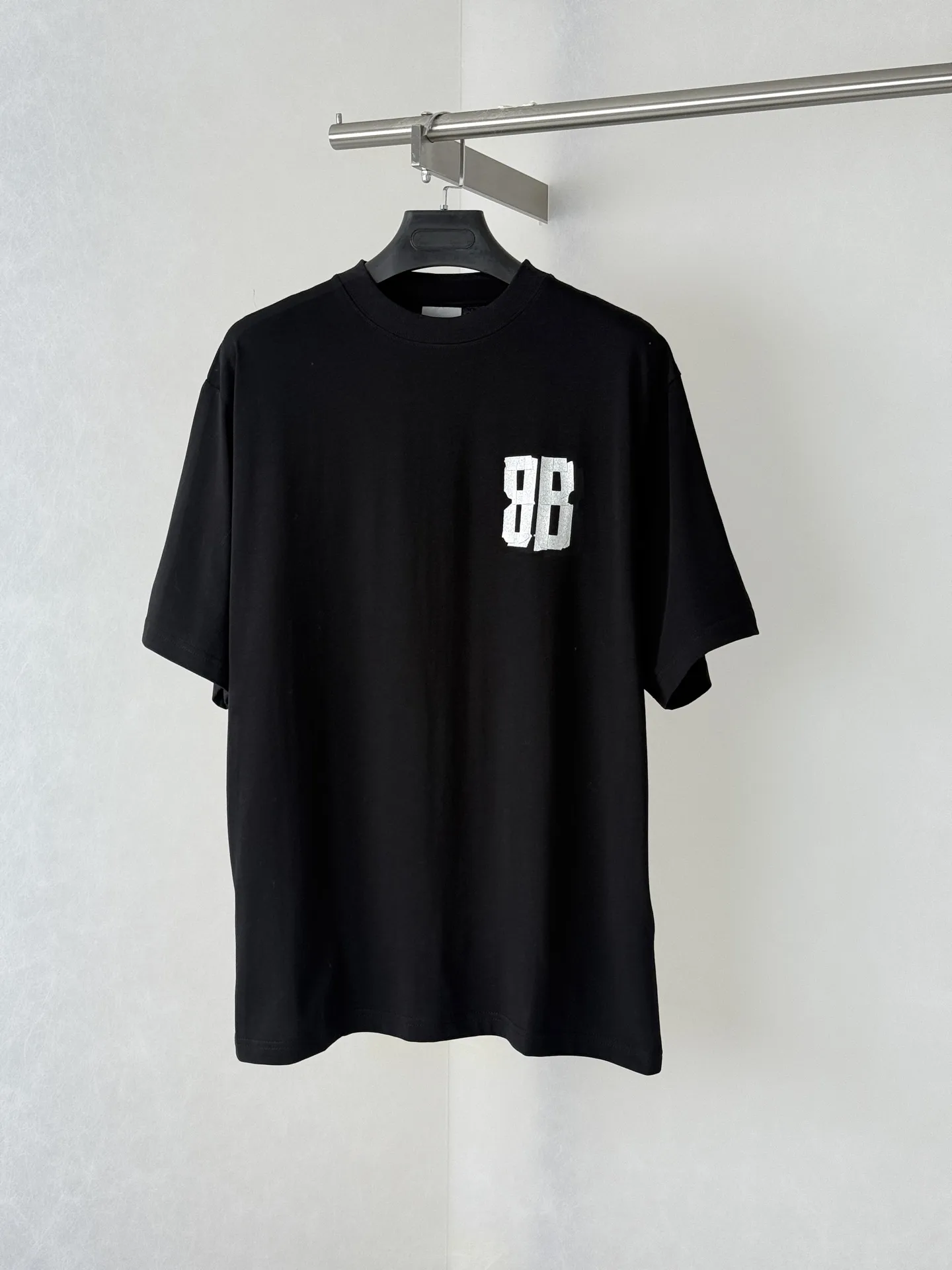 Cracked Logo Print Cotton T-Shirt D21520702