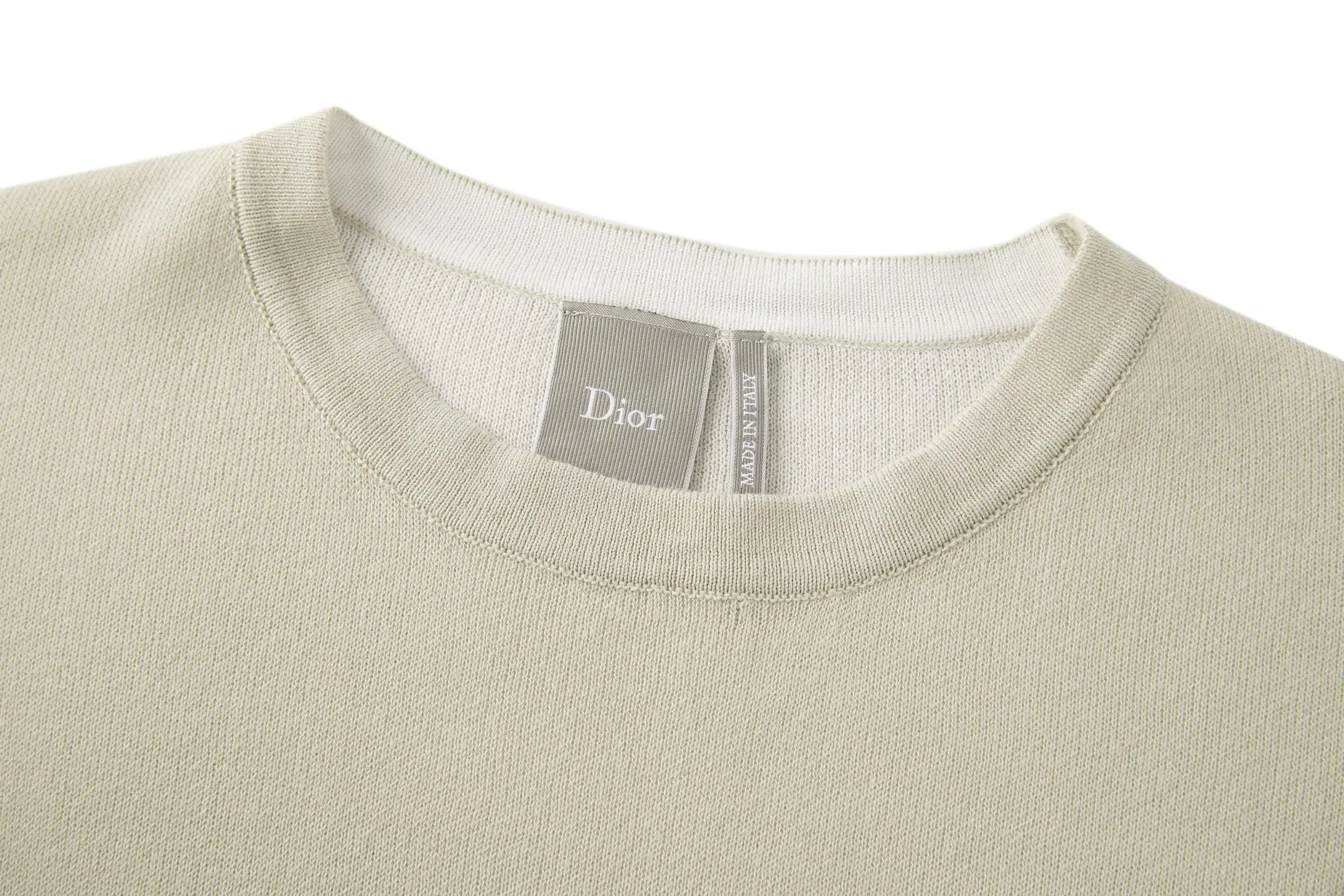 Logo Jacquard Cotton-Knit T-Shirt D21521053 — view 3
