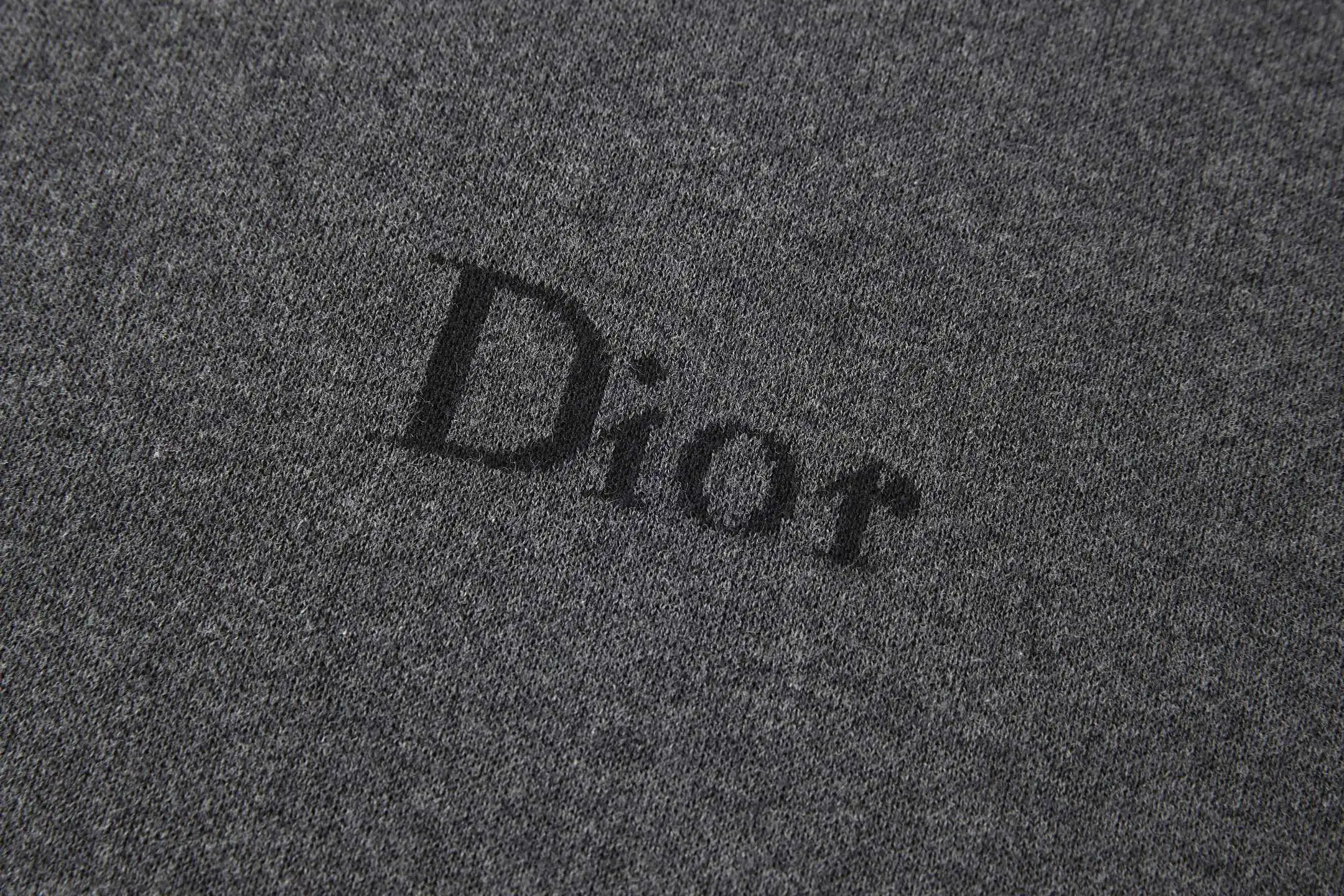 Logo Jacquard Cotton Knit T-Shirt D21521051 — view 4