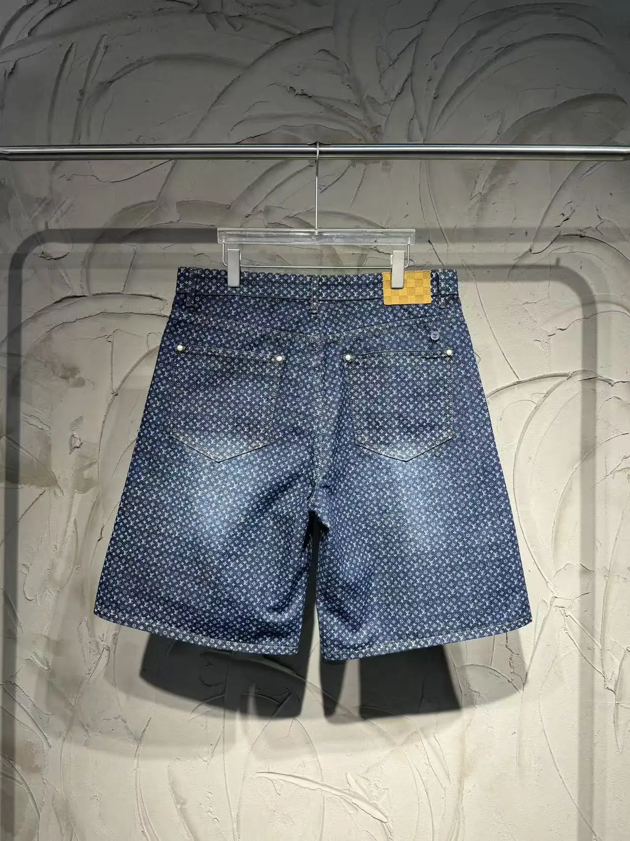 Monogram All-Over Print Denim Shorts D21523021 — view 2