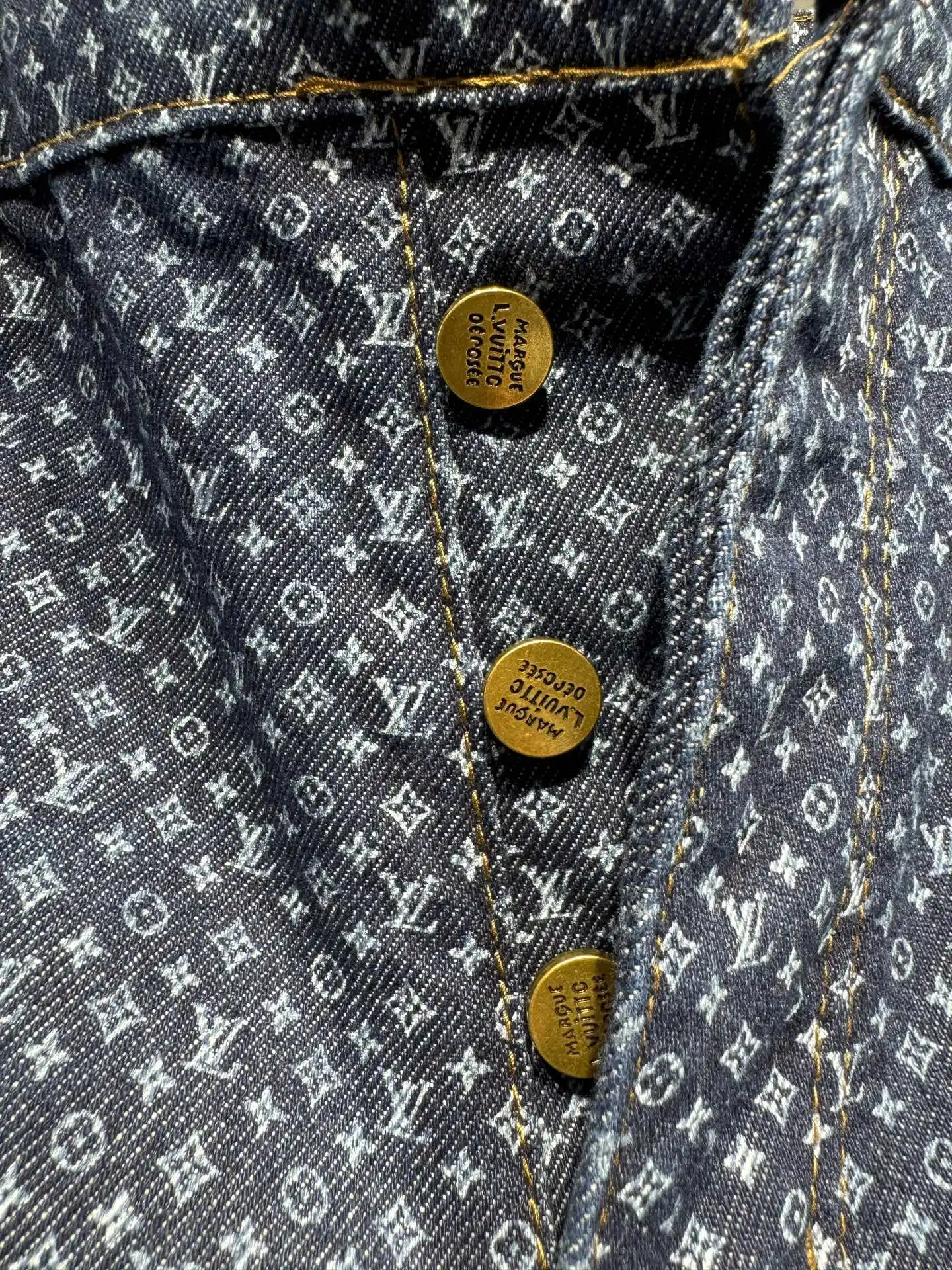 Monogram All-Over Print Denim Shorts D21523021 — view 11
