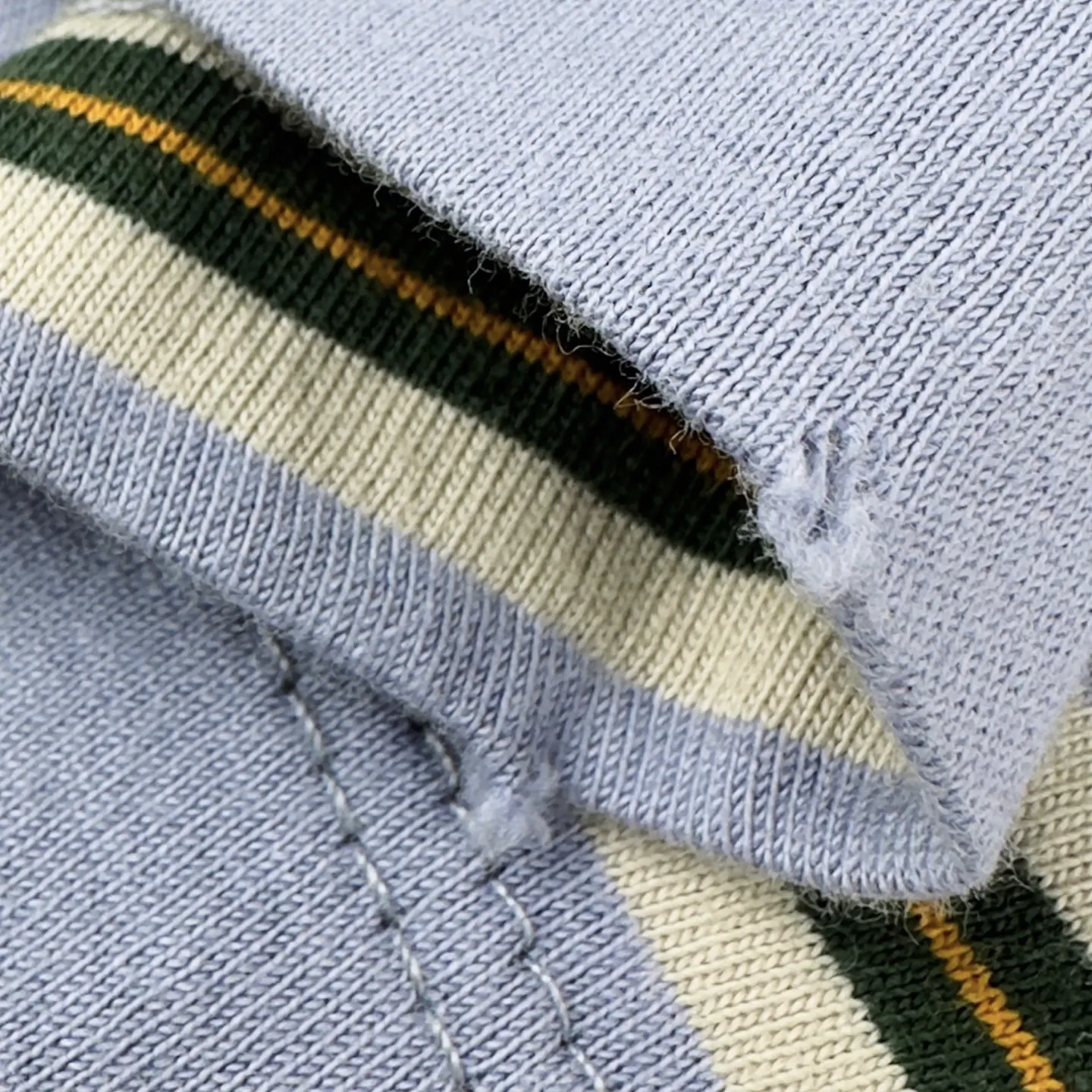 Striped Cotton Long-Sleeve T-Shirt D21521226 — view 8