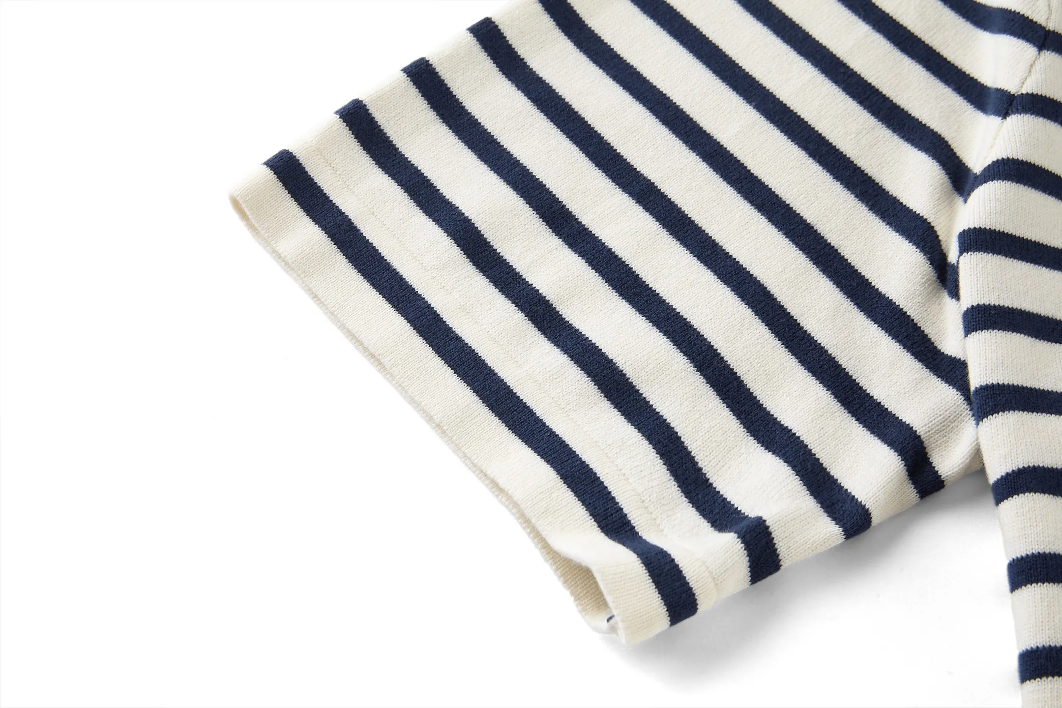 Striped Wool-Blend Knit T-Shirt D21521092 — view 5