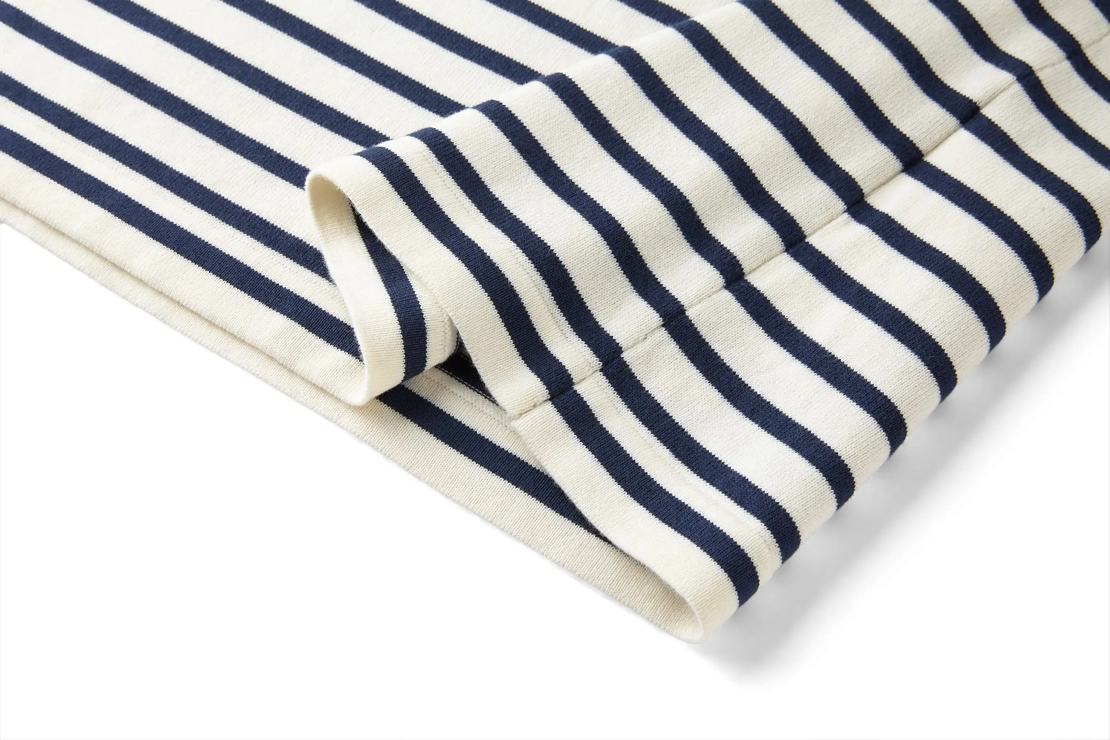 Striped Wool-Blend Knit T-Shirt D21521092 — view 6