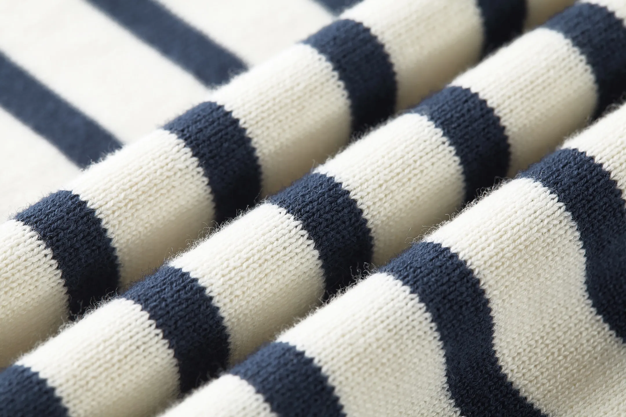 Striped Wool-Blend Knit T-Shirt D21521092 — view 7