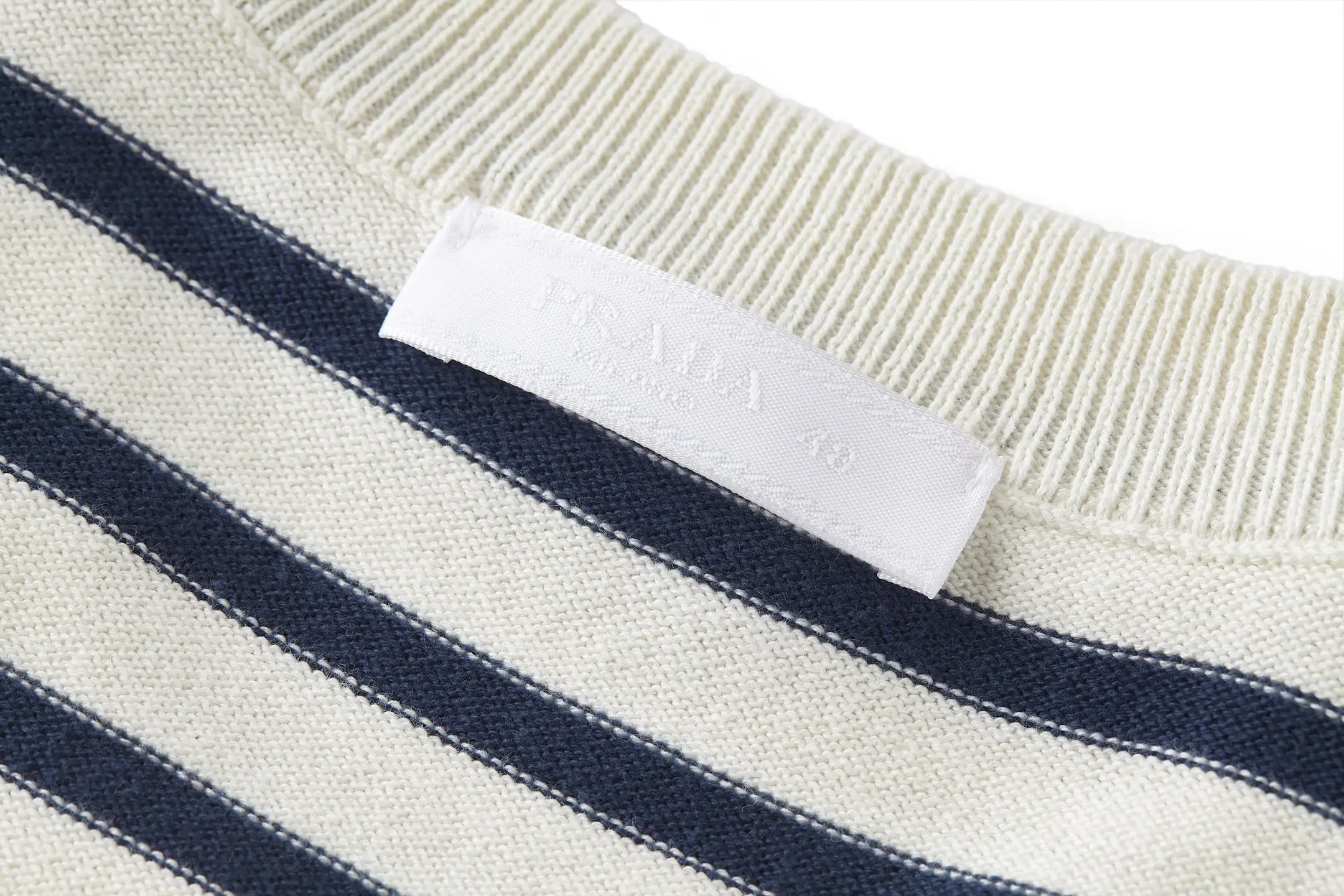 Striped Wool-Blend Knit T-Shirt D21521092 — view 8