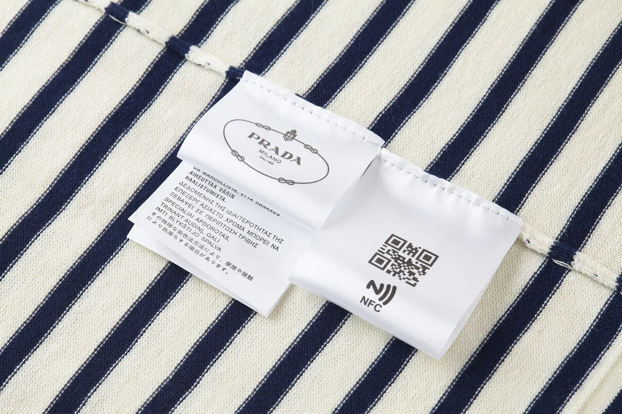 Striped Wool-Blend Knit T-Shirt D21521092 — view 9