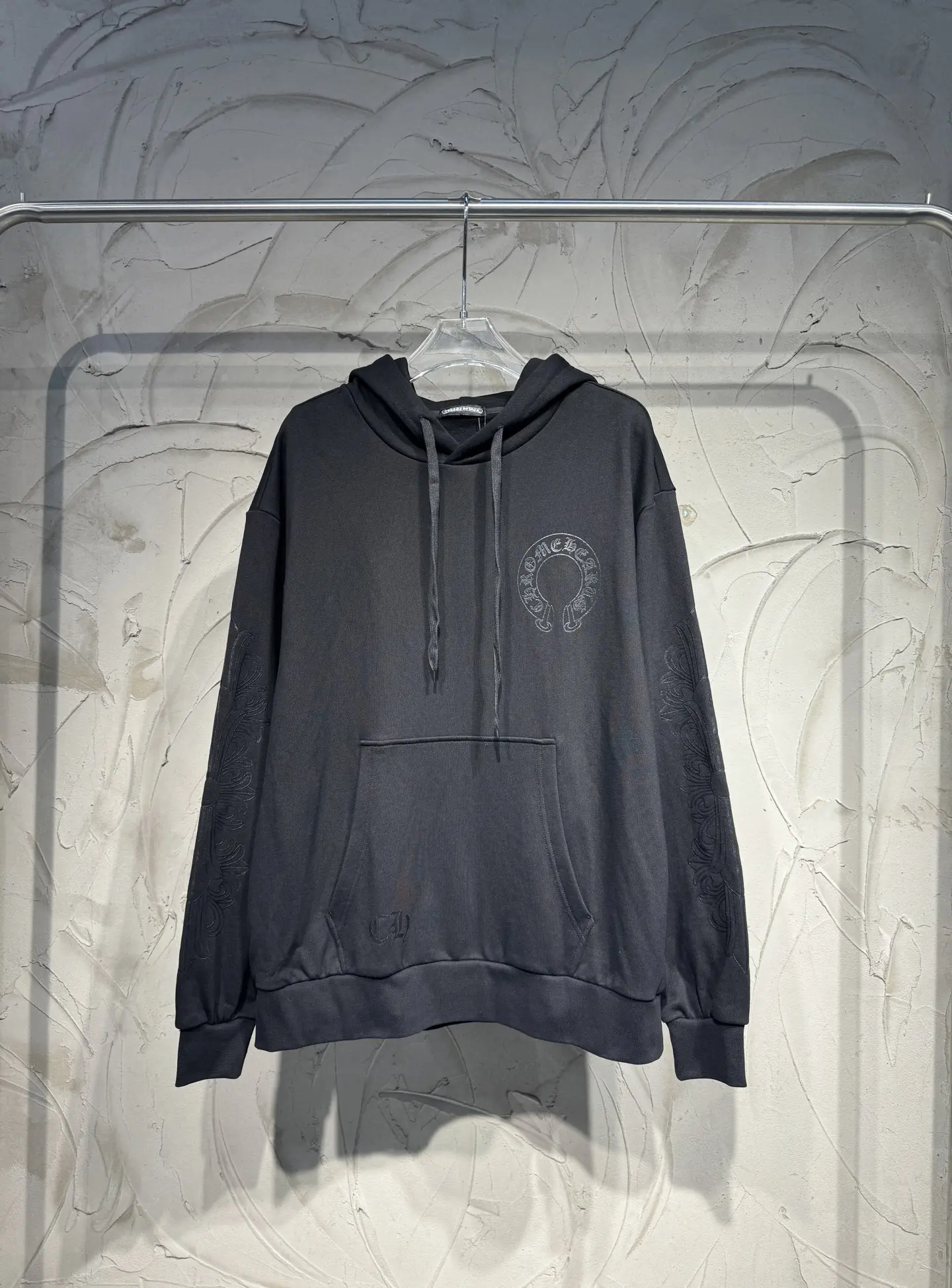 Logo-Print Cotton-Blend Jersey Hoodie D22023068