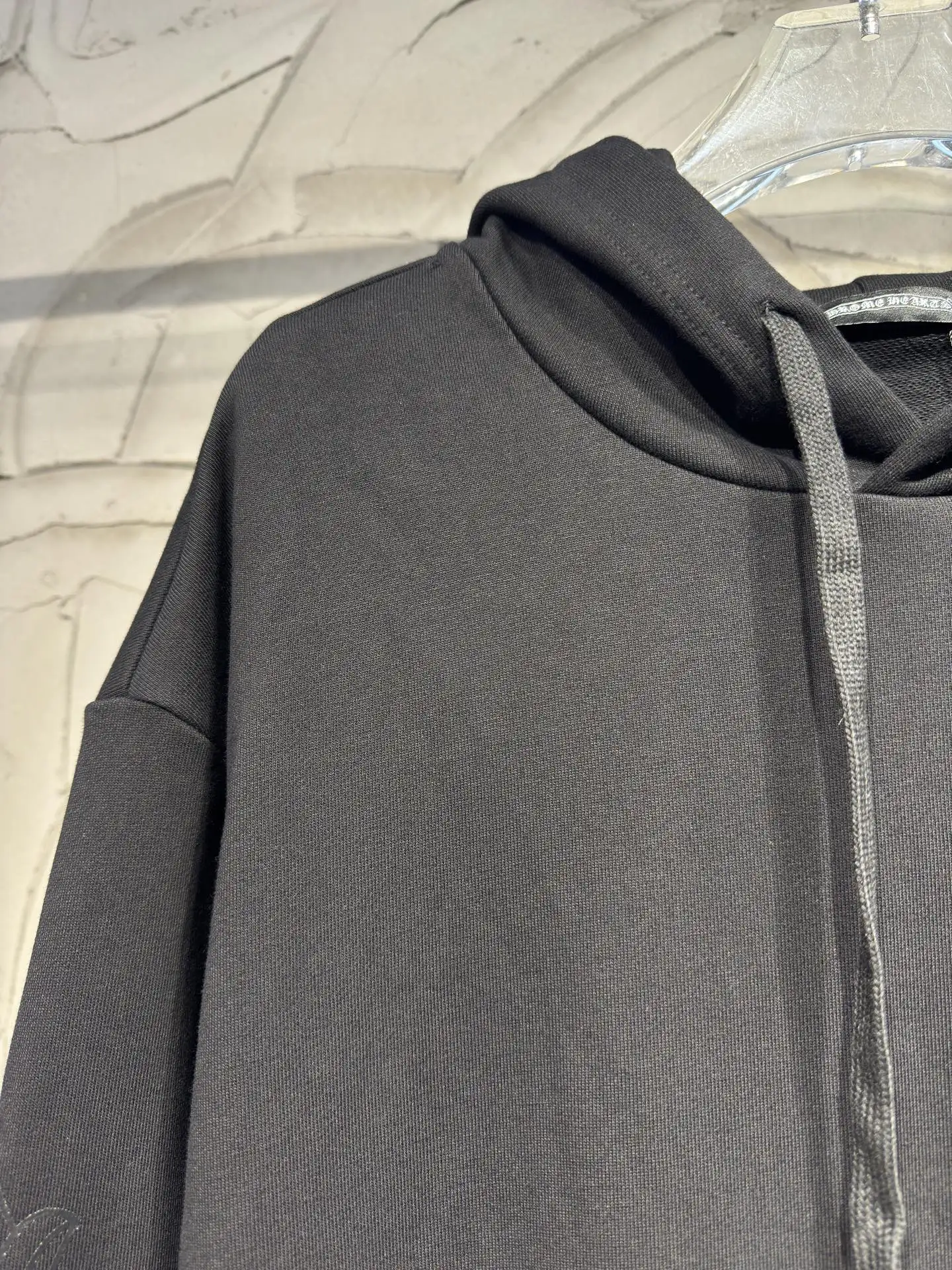 Logo-Print Cotton-Blend Jersey Hoodie D22023068 — view 4