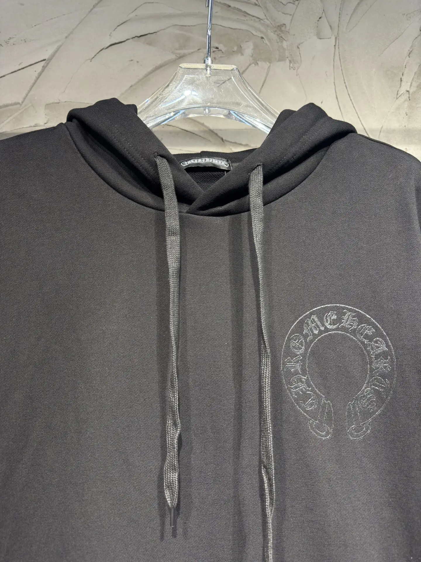 Logo-Print Cotton-Blend Jersey Hoodie D22023068 — view 7