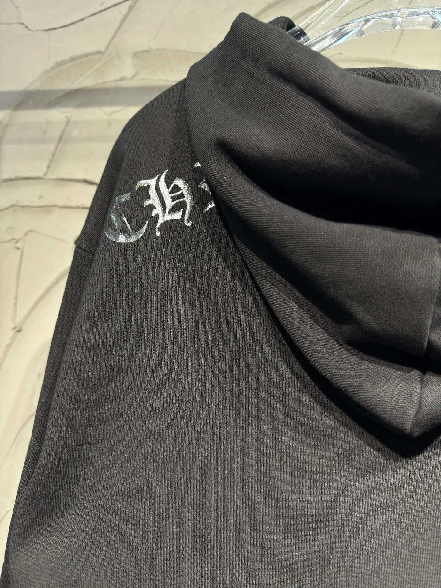 Logo-Print Cotton-Blend Jersey Hoodie D22023068 — view 14